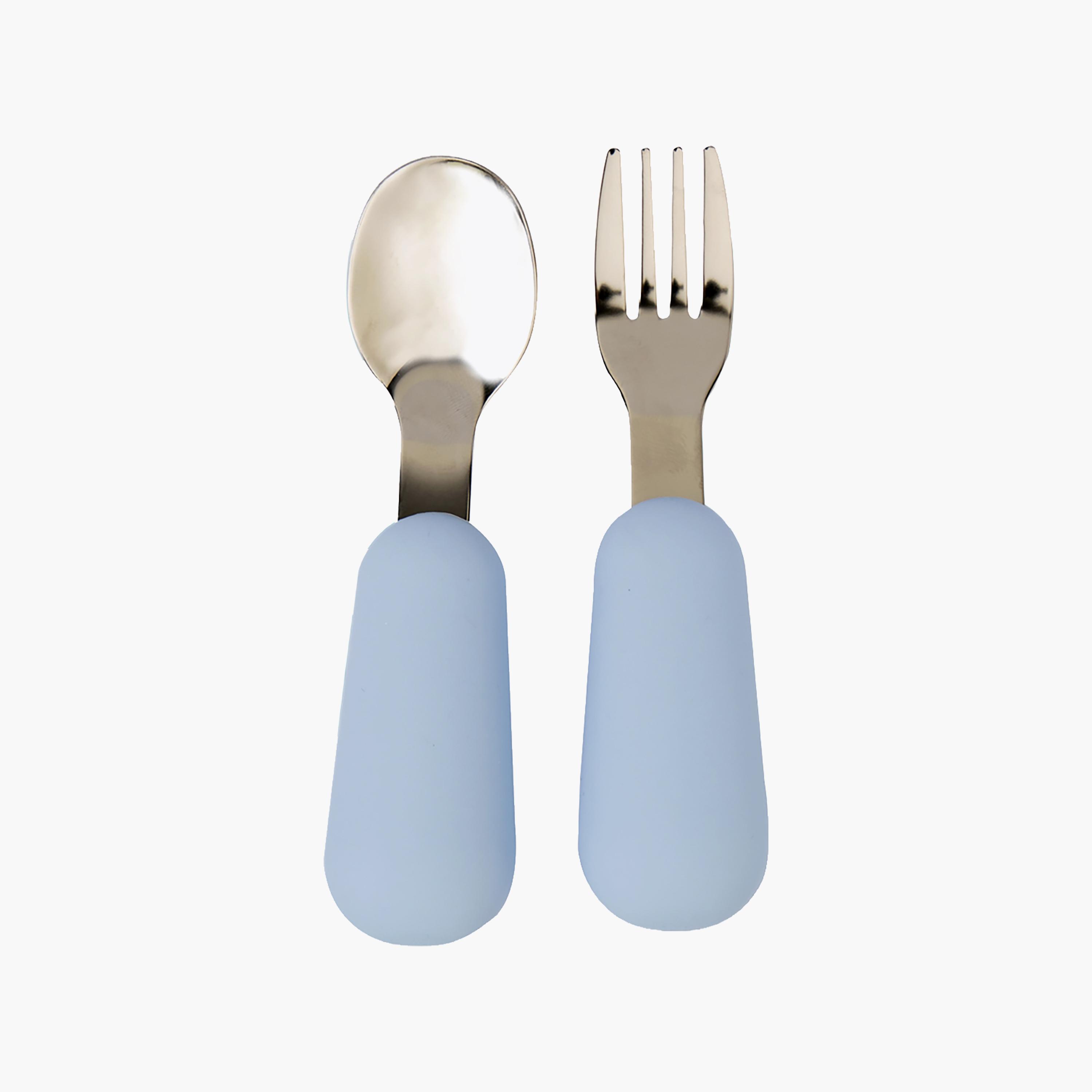 Babies Basic 5-Piece Stainless Steel Feeding Set with Silicone Sleeve-baby-feeding-mealtimeessentials-image-7