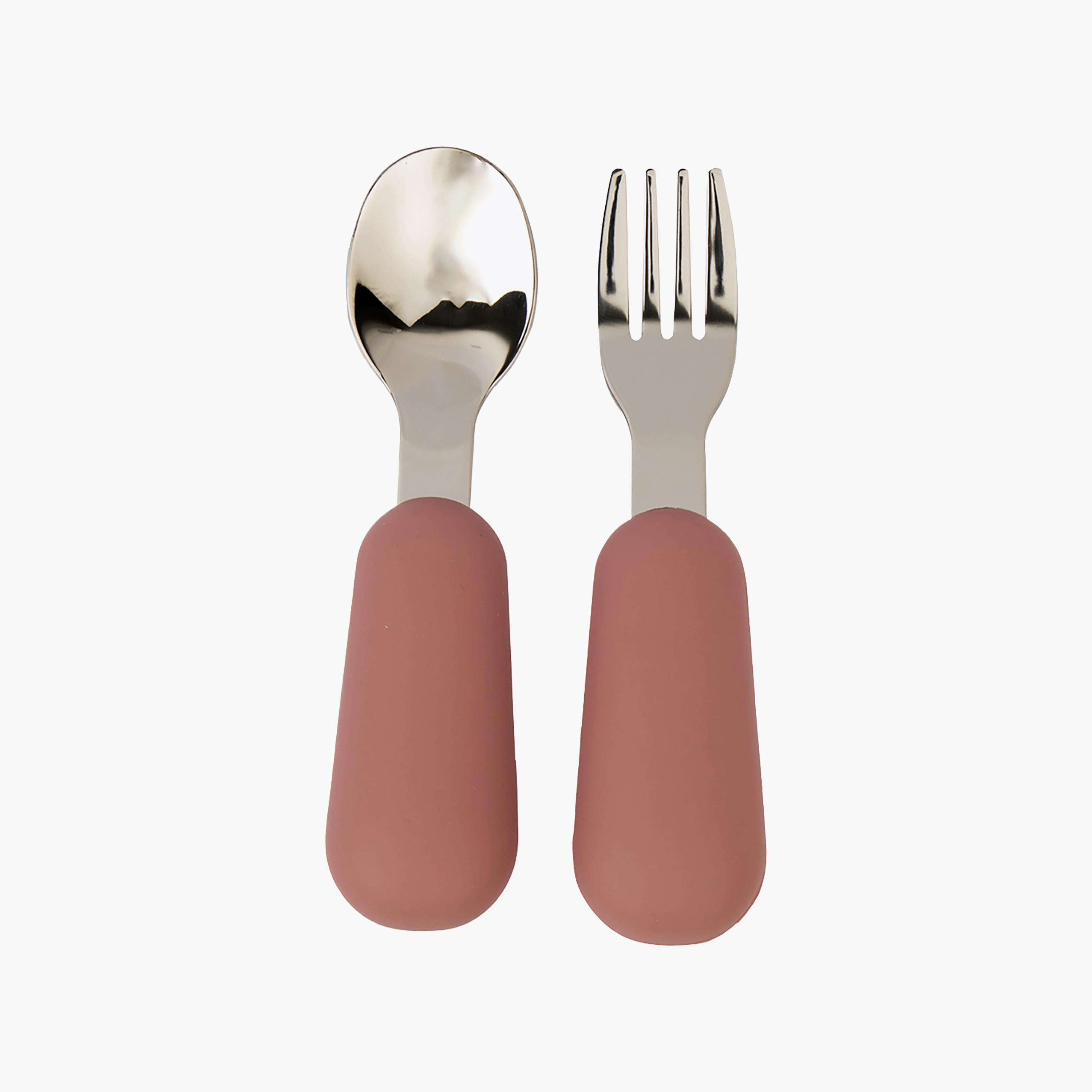 Babies Basic 5-Piece Stainless Steel Feeding Set with Silicone Sleeve-baby-feeding-mealtimeessentials-image-7
