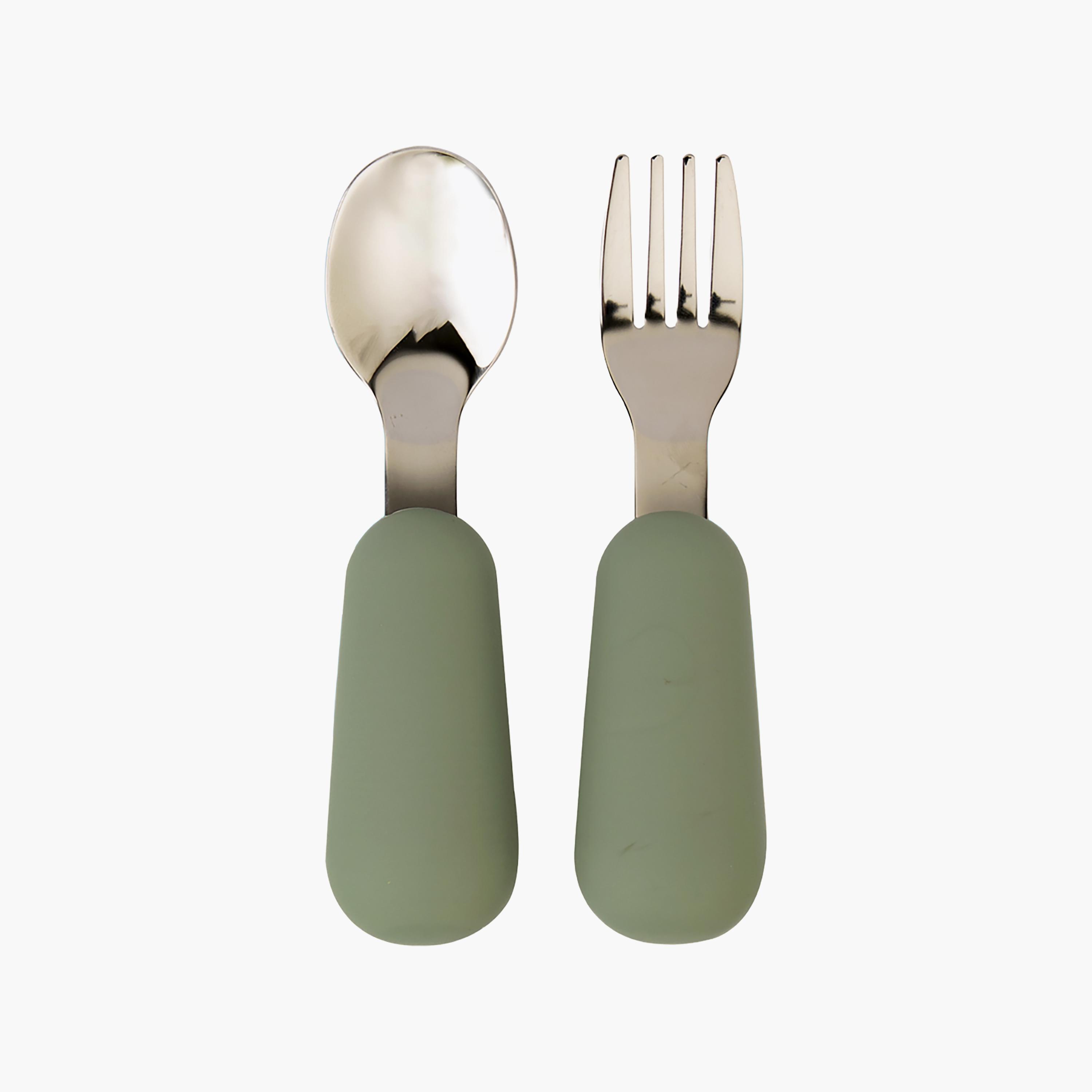 Babies Basic 5-Piece Stainless Steel Feeding Set with Silicone Sleeve-baby-feeding-mealtimeessentials-image-7