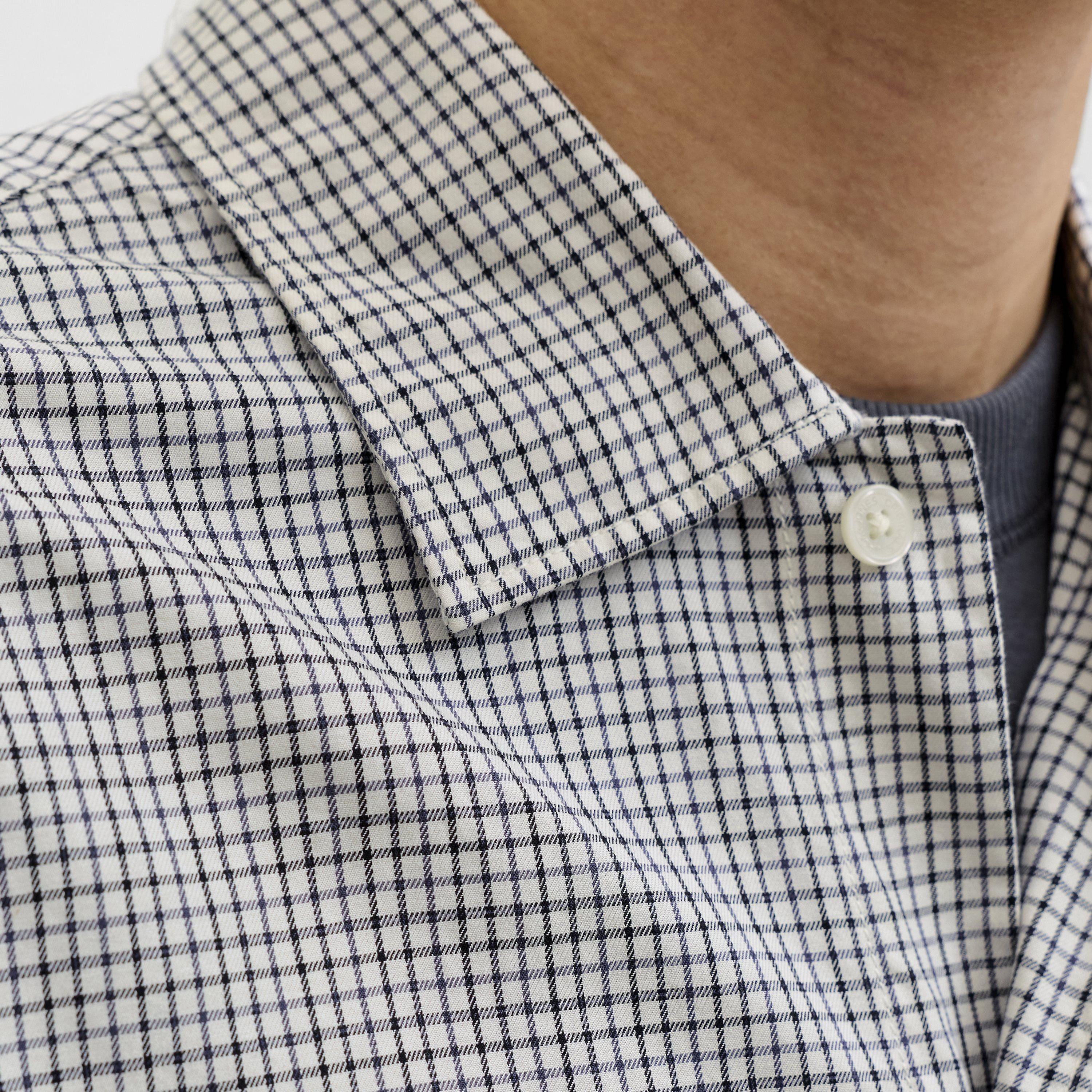 Jack & Jones Loose Fit Checked Spread Collar Long Sleeves Men's Shirt-men-clothing-shirts-image-6