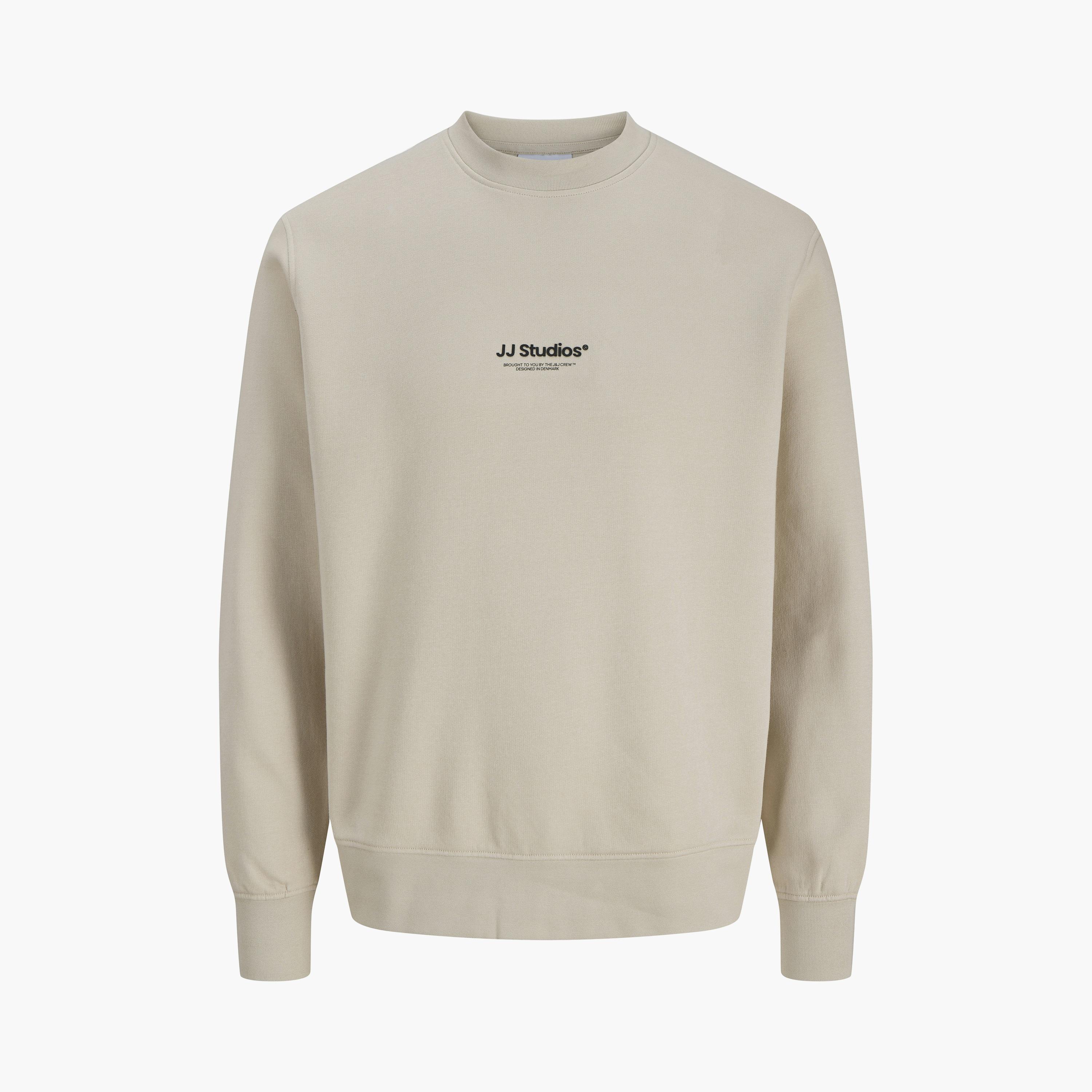 سويت شيرت رجالي جاك آند جونز سادة بياقة مستديرة وأكمام طويلة-men-winterwear-hoodiesandsweatshirts-image-22