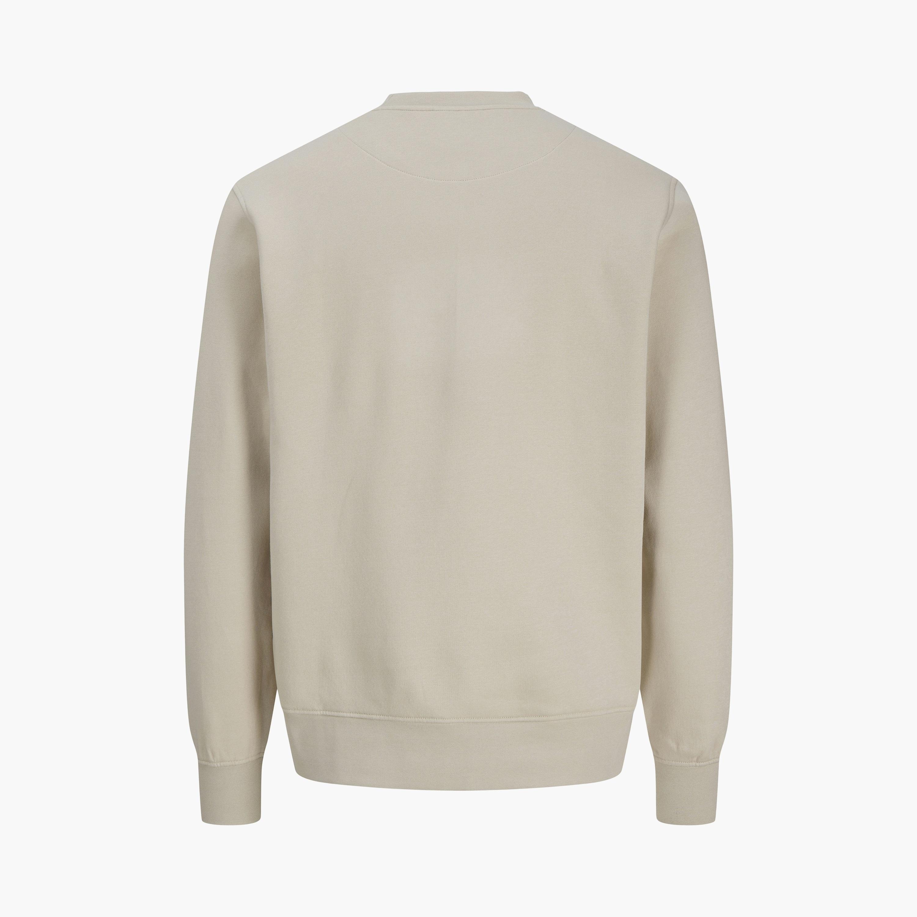 Jack & Jones Plain Crew Neck Long Sleeves Men's Sweatshirt-men-winterwear-hoodiesandsweatshirts-image-8