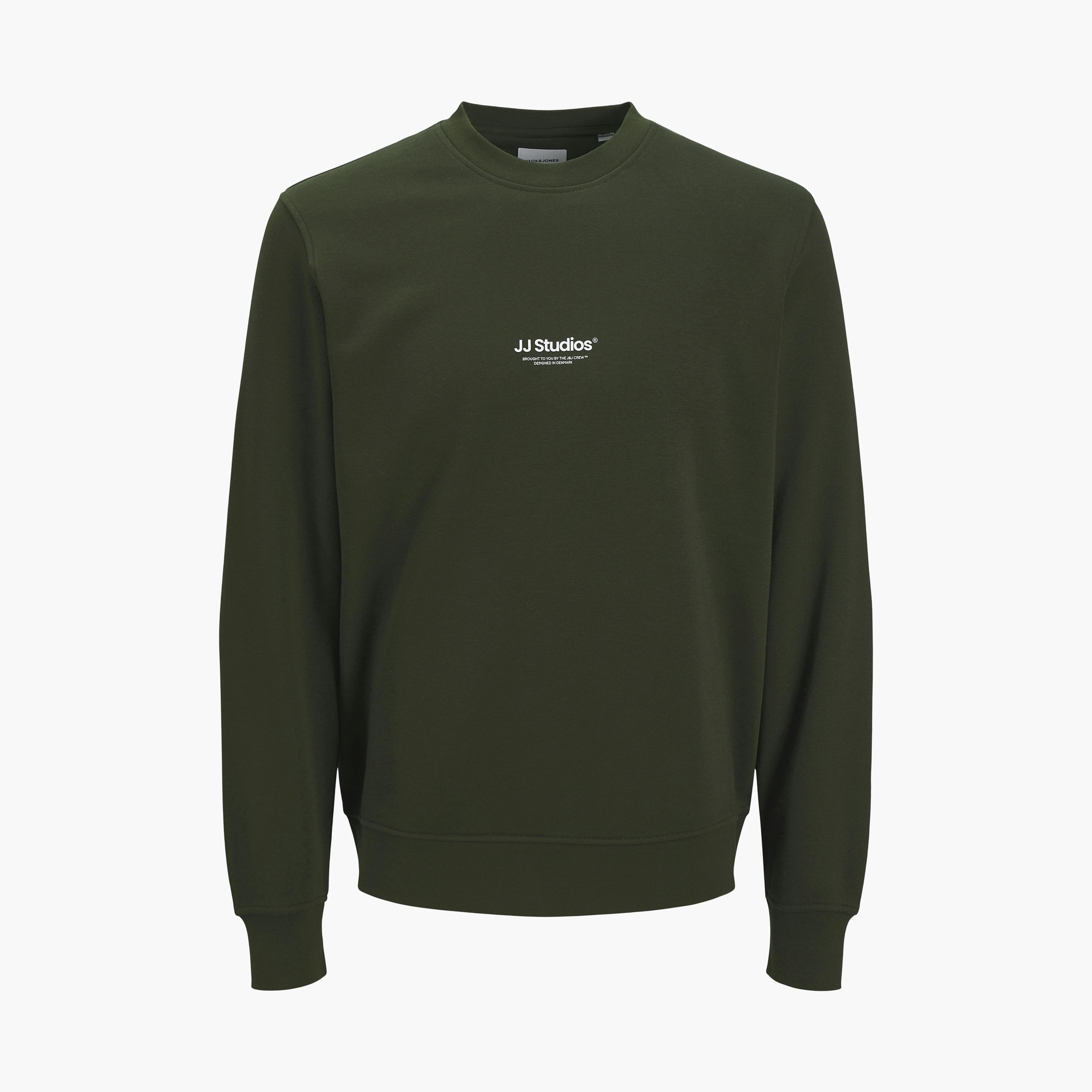 Jack & Jones Plain Crew Neck Long Sleeves Men's Sweatshirt-men-winterwear-hoodiesandsweatshirts-image-7