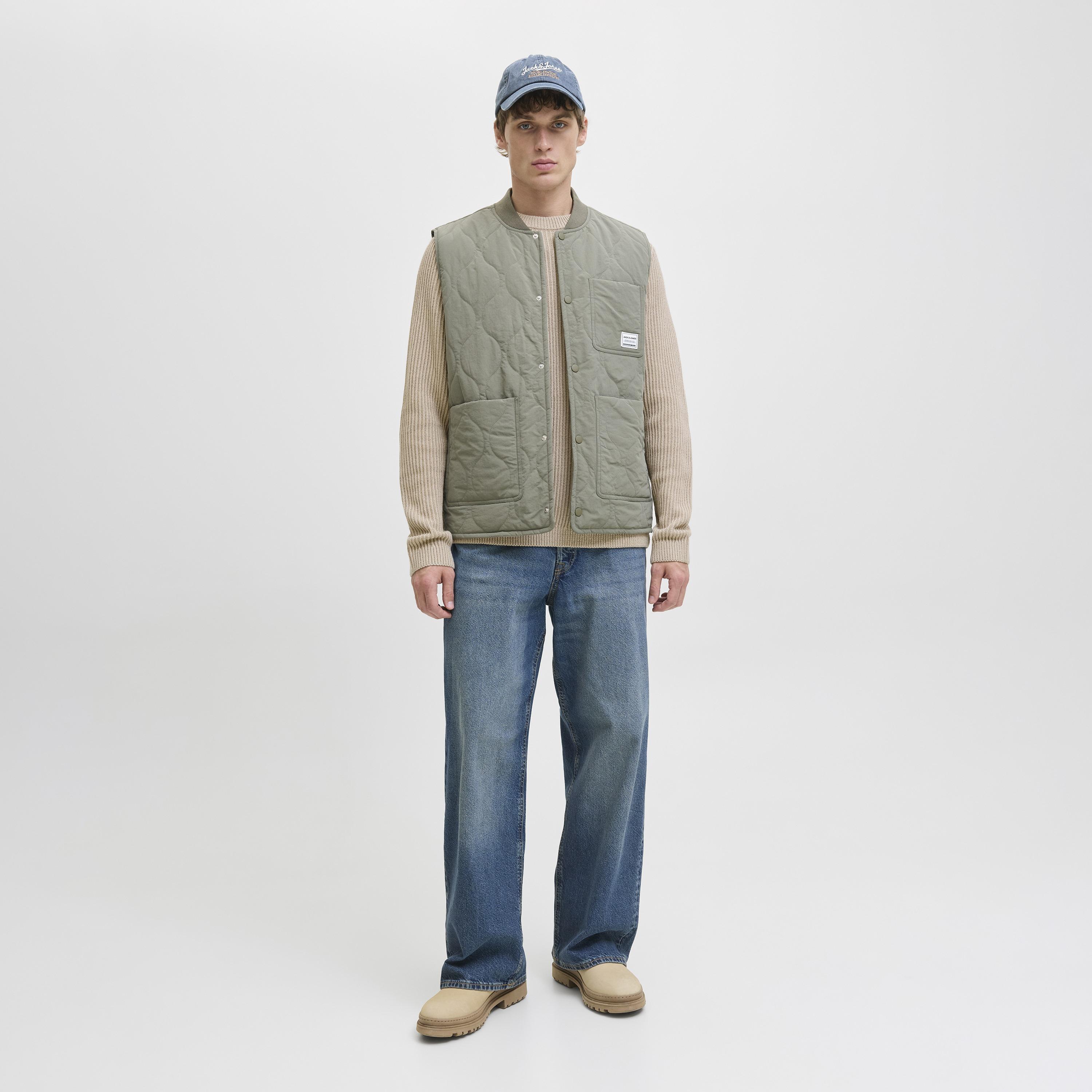 Jack & Jones Ribbed Crew Neck Long Sleeves Men's Pullover-men-clothing-sweatersandpullovers-image-2