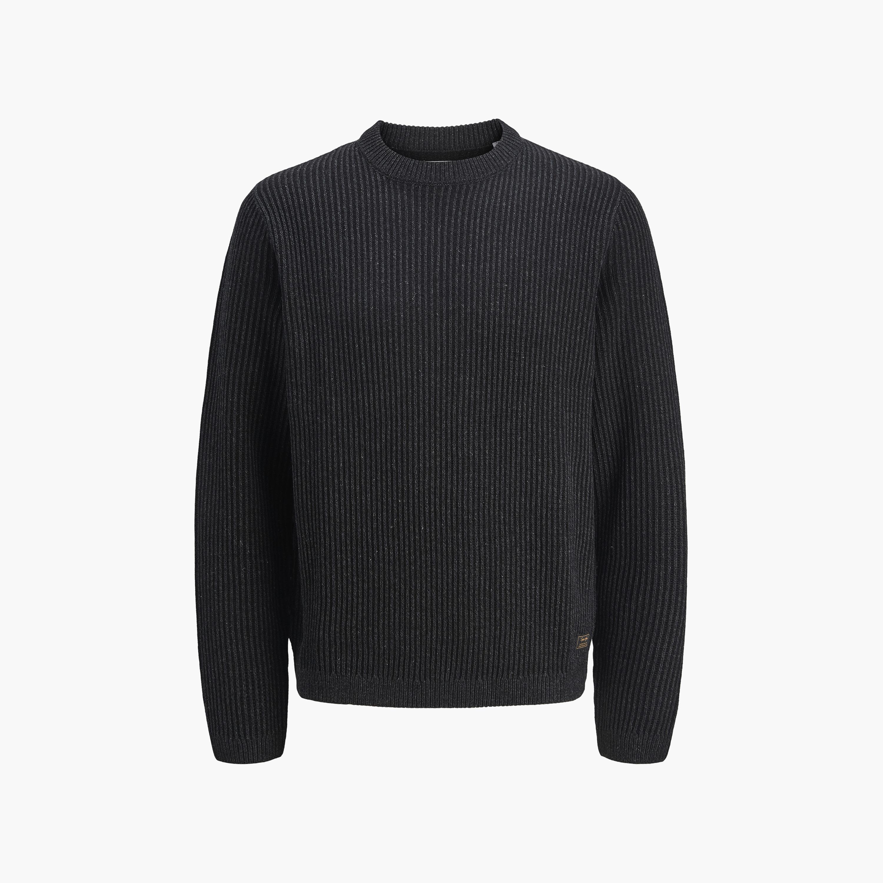 Jack & Jones Ribbed Crew Neck Long Sleeves Men's Pullover-men-clothing-sweatersandpullovers-image-7