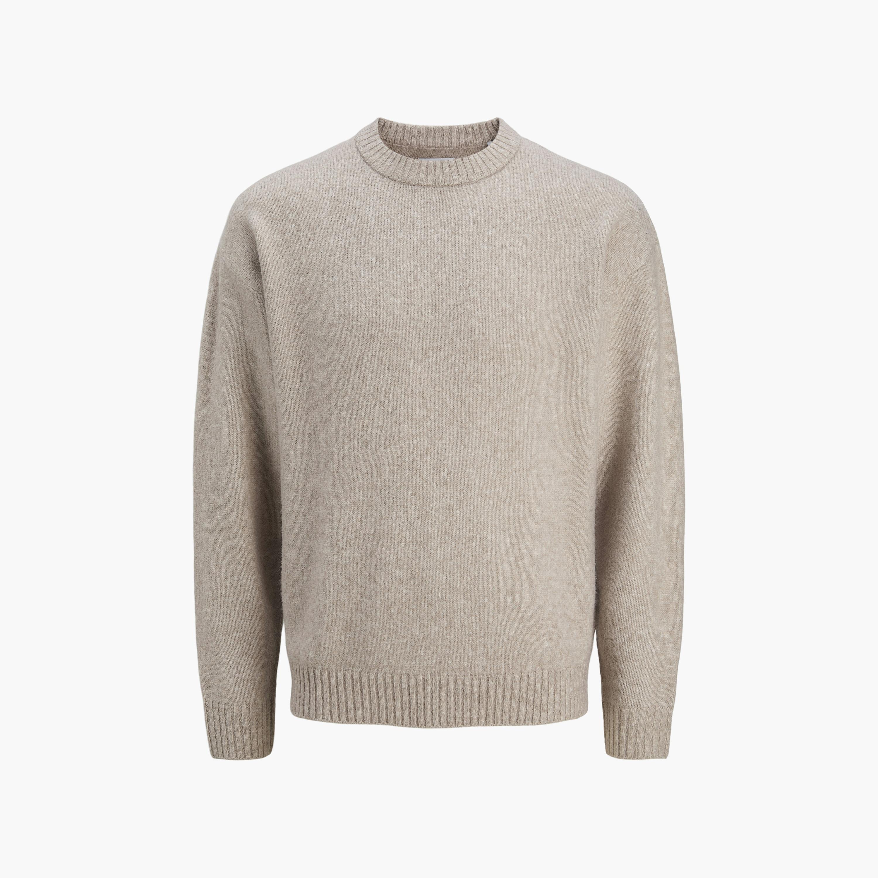 بلوفر رجالي سادة برقبة مستديرة وأكمام طويلة من جاك آند جونز-men-clothing-sweatersandpullovers-image-8