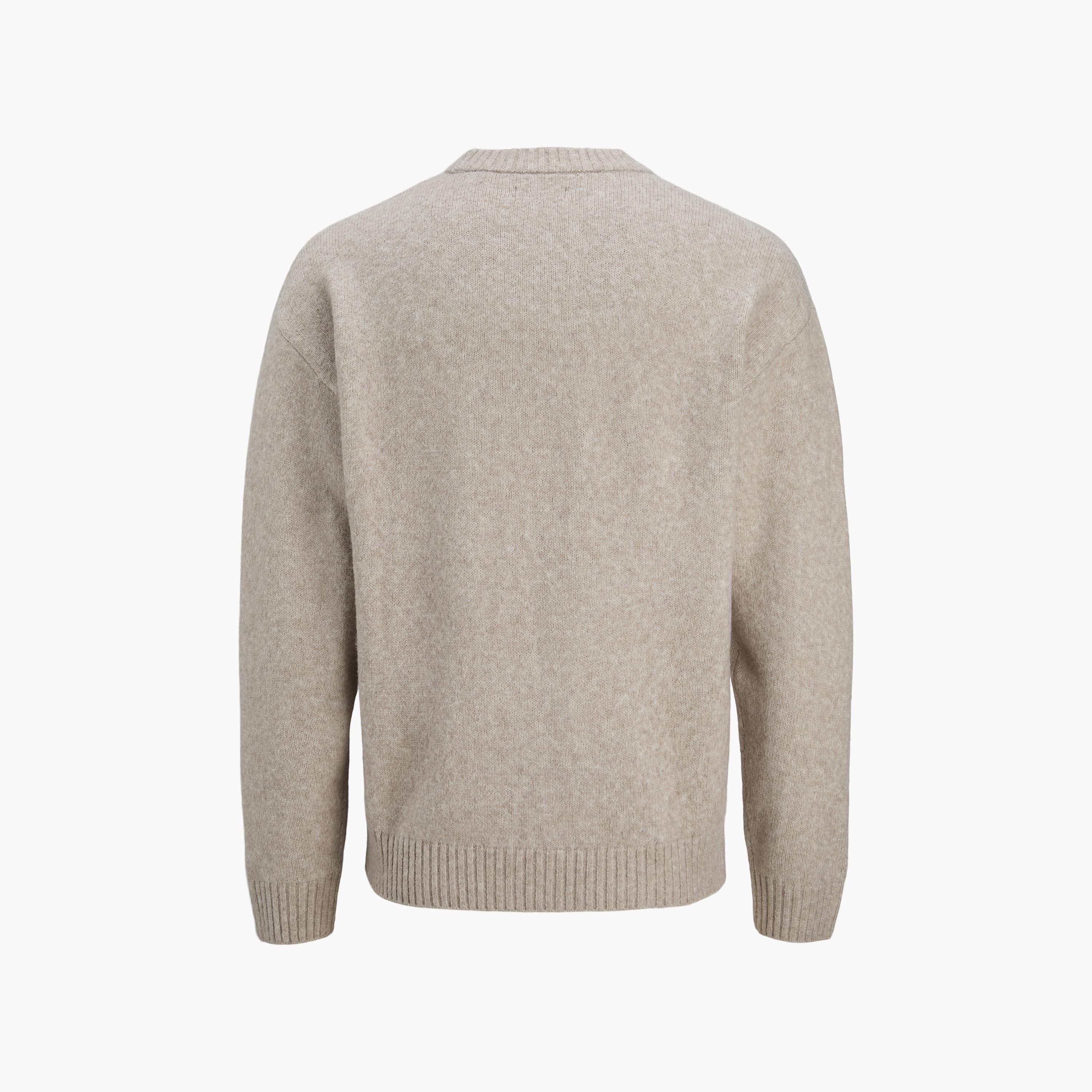 بلوفر رجالي سادة برقبة مستديرة وأكمام طويلة من جاك آند جونز-men-clothing-sweatersandpullovers-image-9