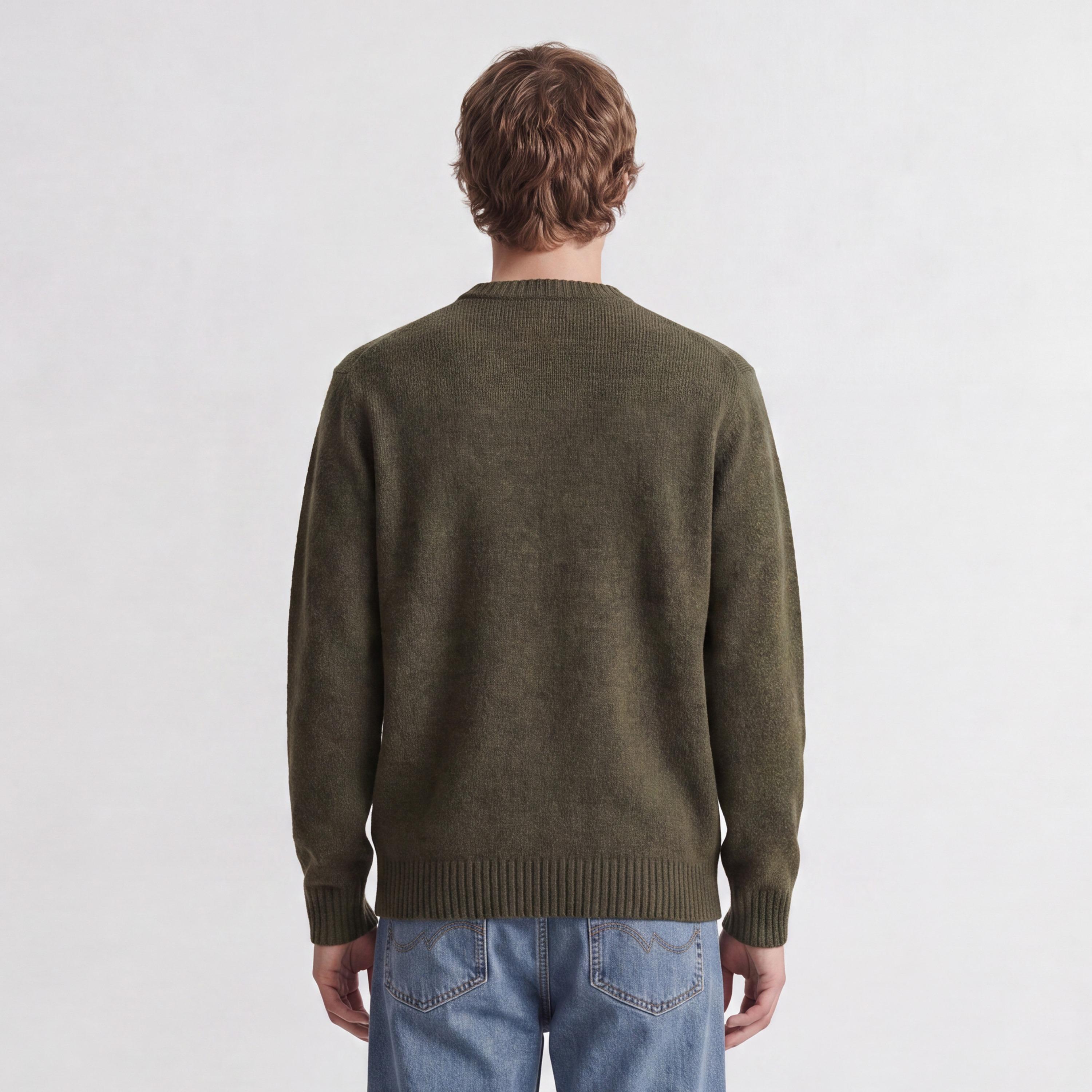 بلوفر رجالي سادة برقبة مستديرة وأكمام طويلة من جاك آند جونز-men-clothing-sweatersandpullovers-image-4