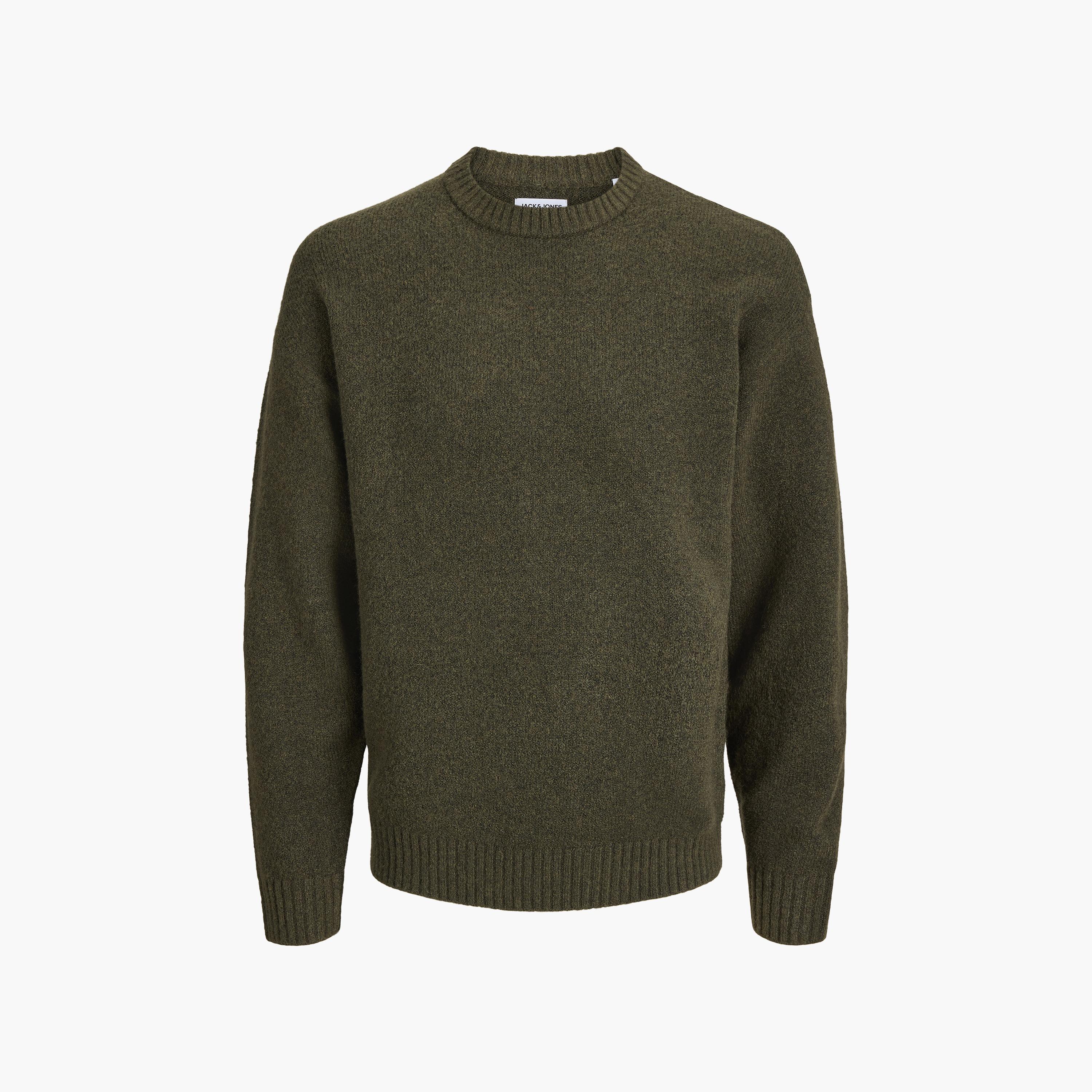 بلوفر رجالي سادة برقبة مستديرة وأكمام طويلة من جاك آند جونز-men-clothing-sweatersandpullovers-image-6