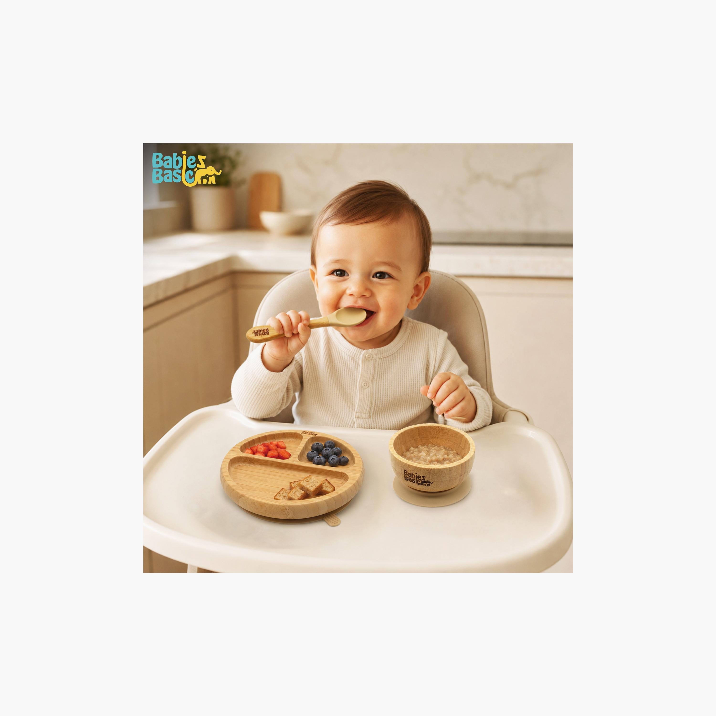 Babies Basic 3-Piece Bamboo Plate with Bowl & Spoon-baby-feeding-mealtimeessentials-image-5