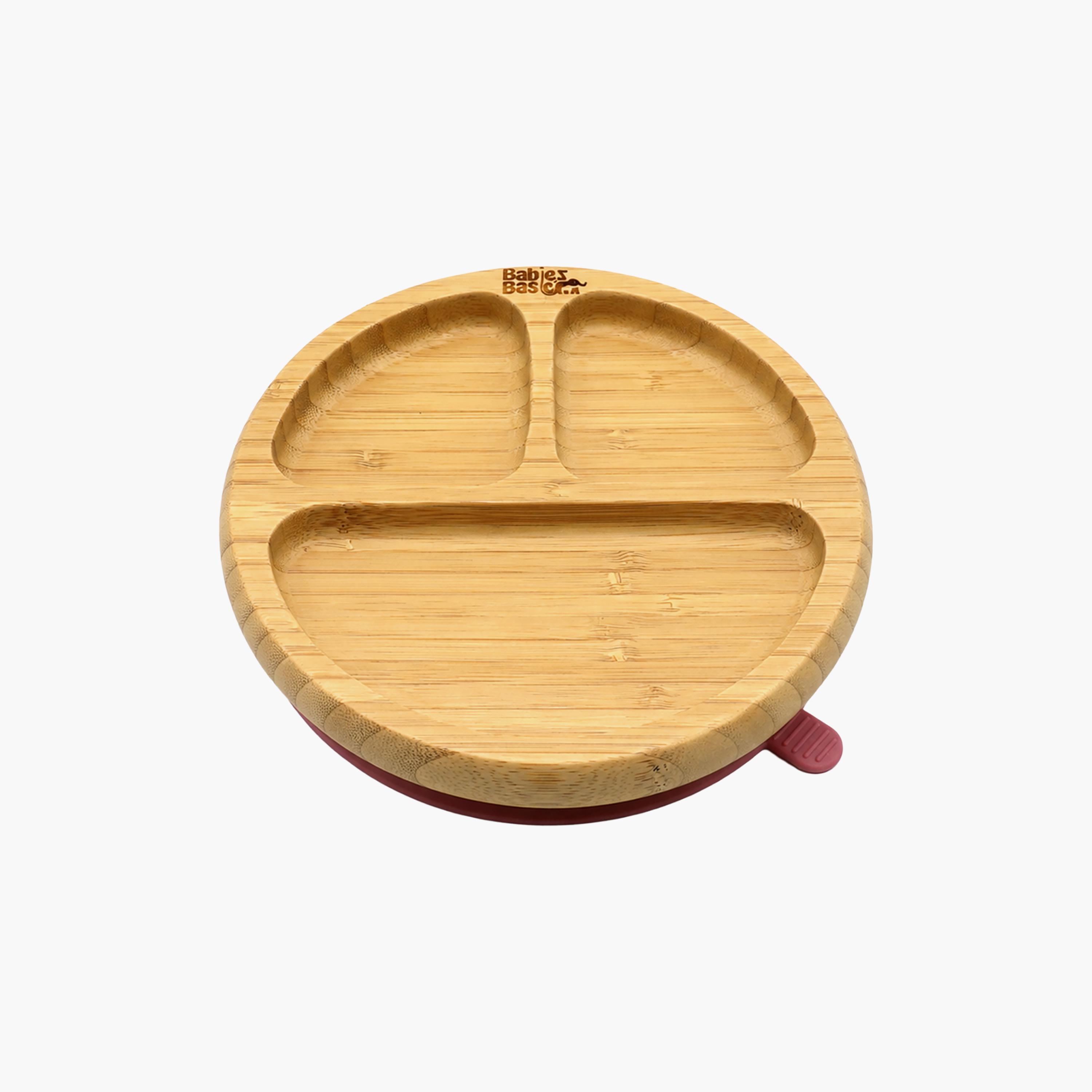 Babies Basic 3-Piece Bamboo Plate with Bowl & Spoon-baby-feeding-mealtimeessentials-image-2