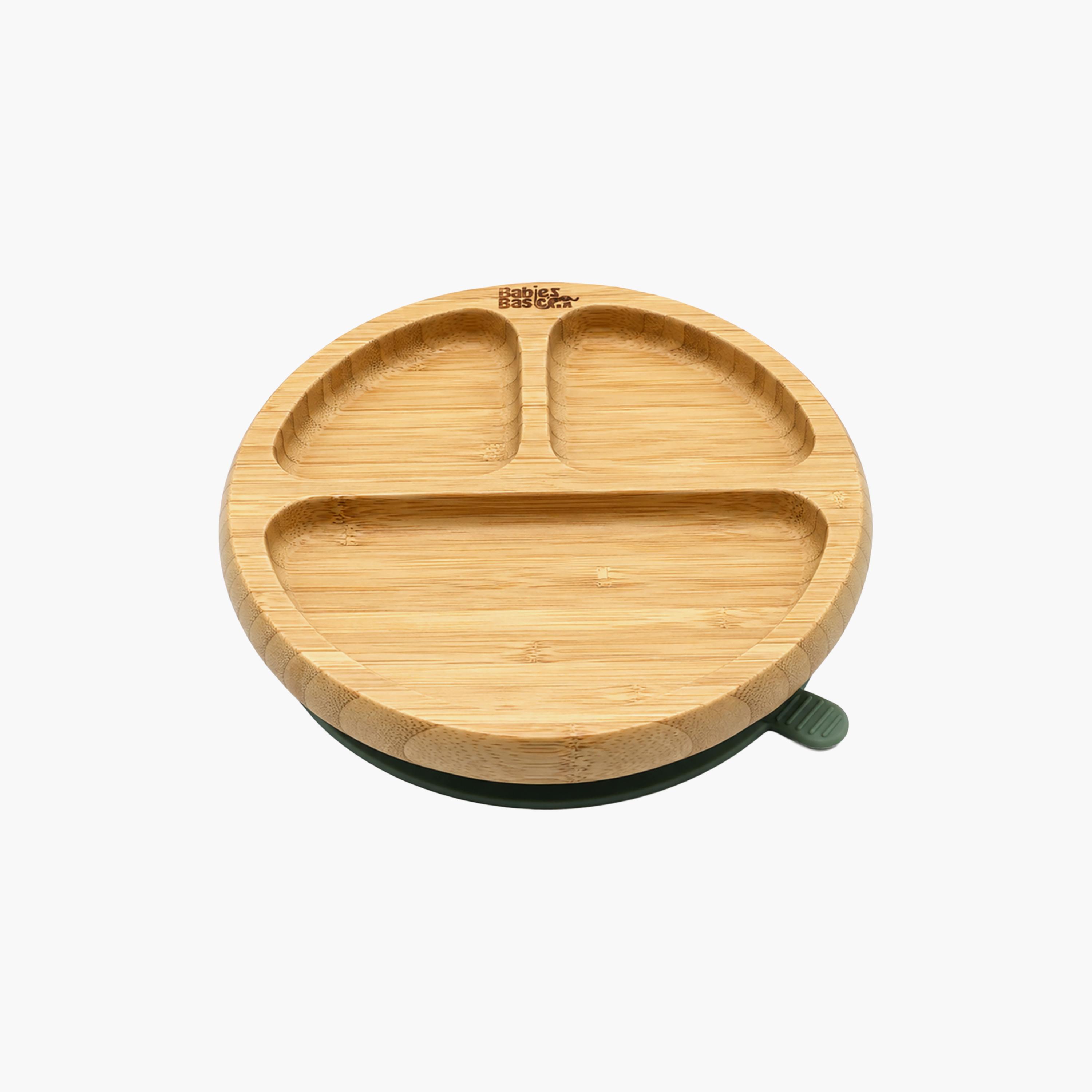 Babies Basic 3-Piece Bamboo Plate with Bowl & Spoon-baby-feeding-mealtimeessentials-image-2