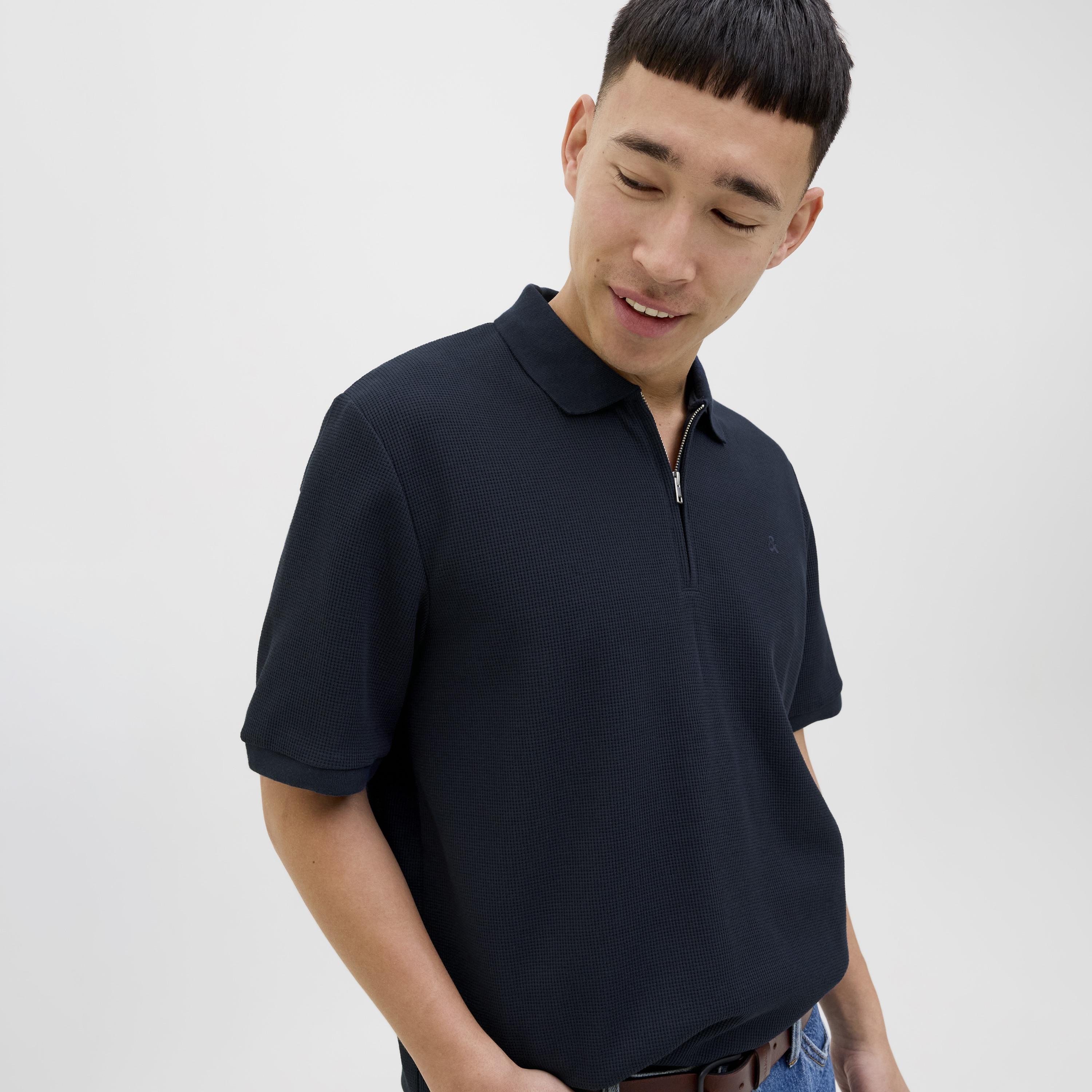 Jack & Jones Textured Short Sleeves Men's Polo T-Shirt-men-clothing-tshirtsandpolos-polos-image-11