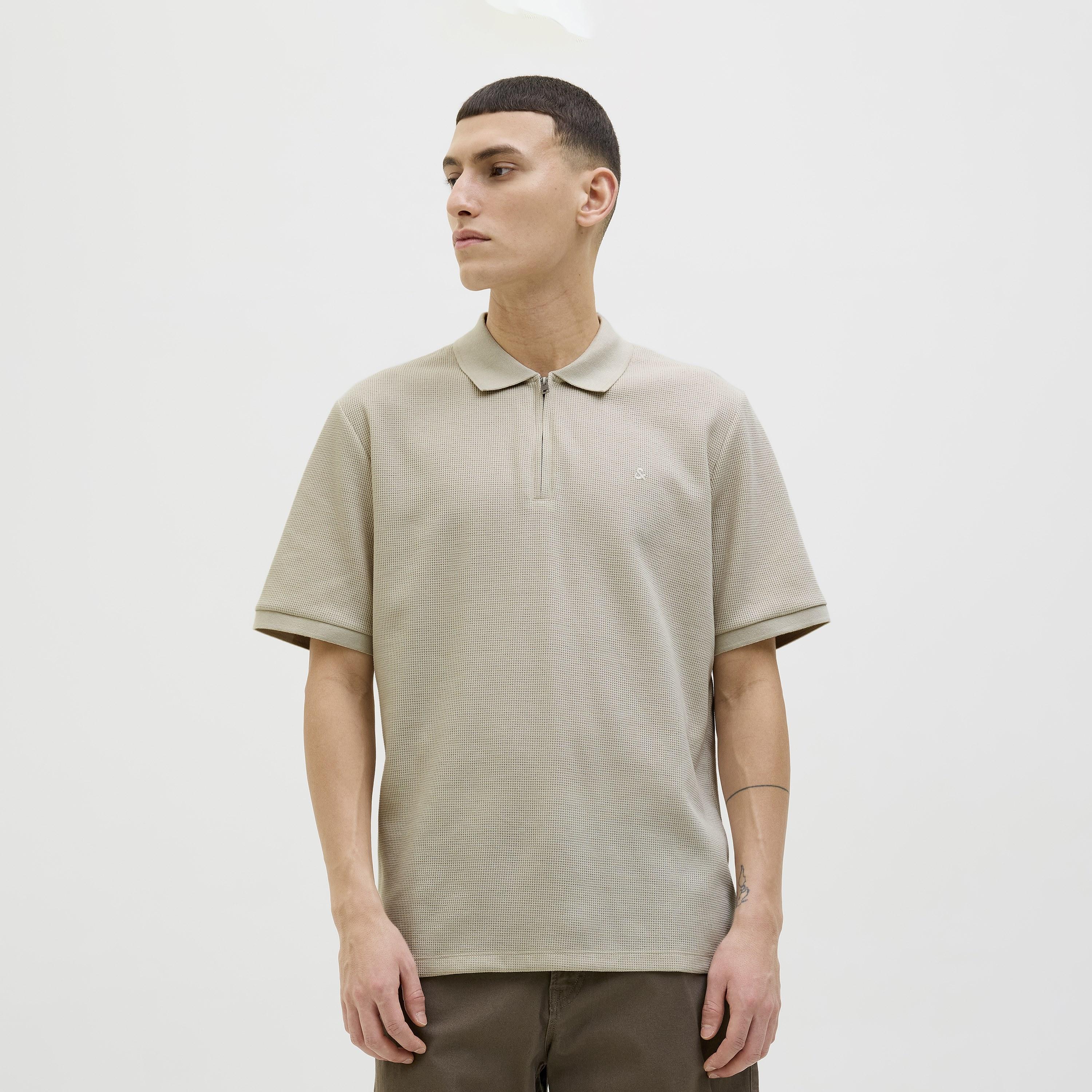 Jack & Jones Textured Short Sleeves Men's Polo T-Shirt-men-clothing-tshirtsandpolos-polos-image-17