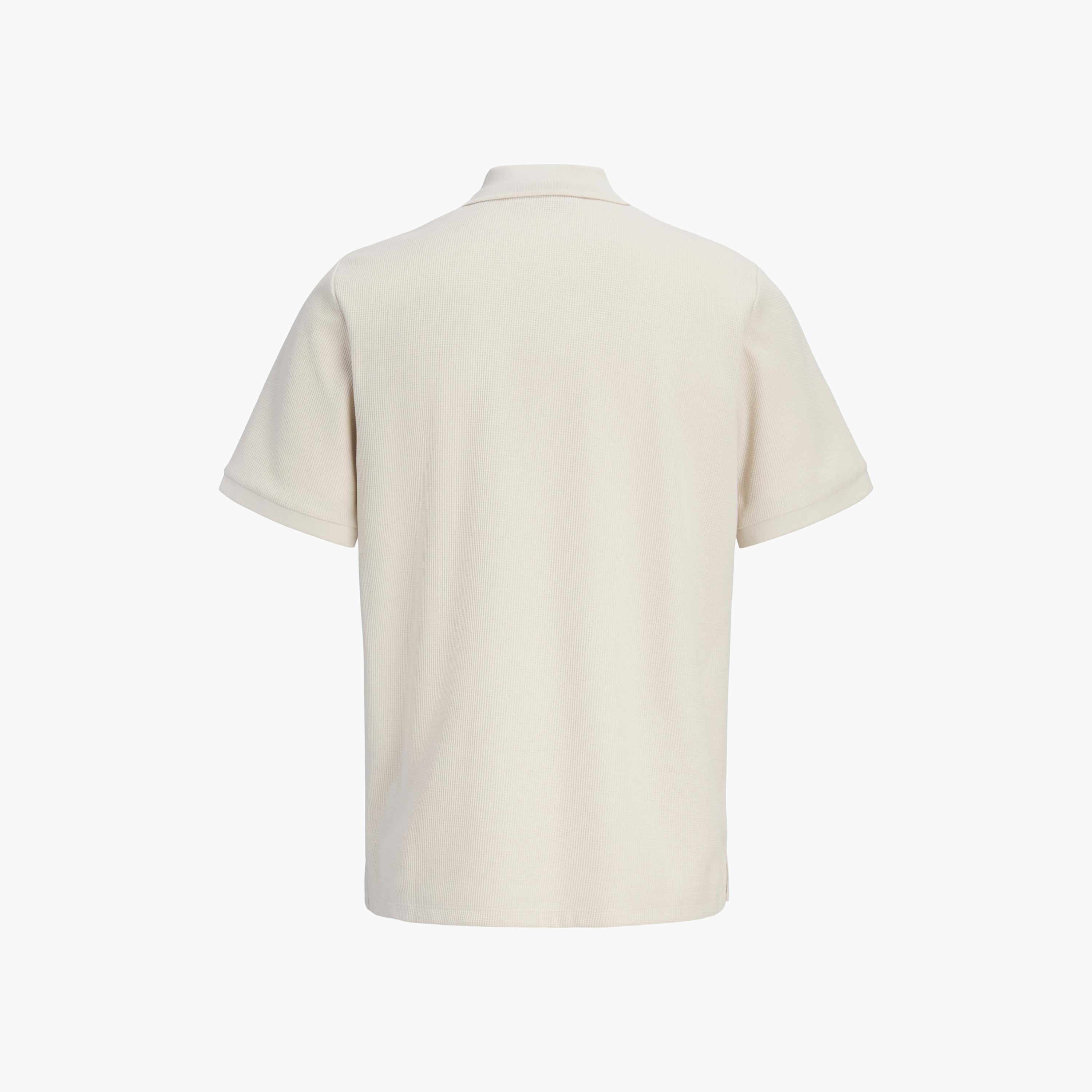 Jack & Jones Textured Short Sleeves Men's Polo T-Shirt-men-clothing-tshirtsandpolos-polos-image-24