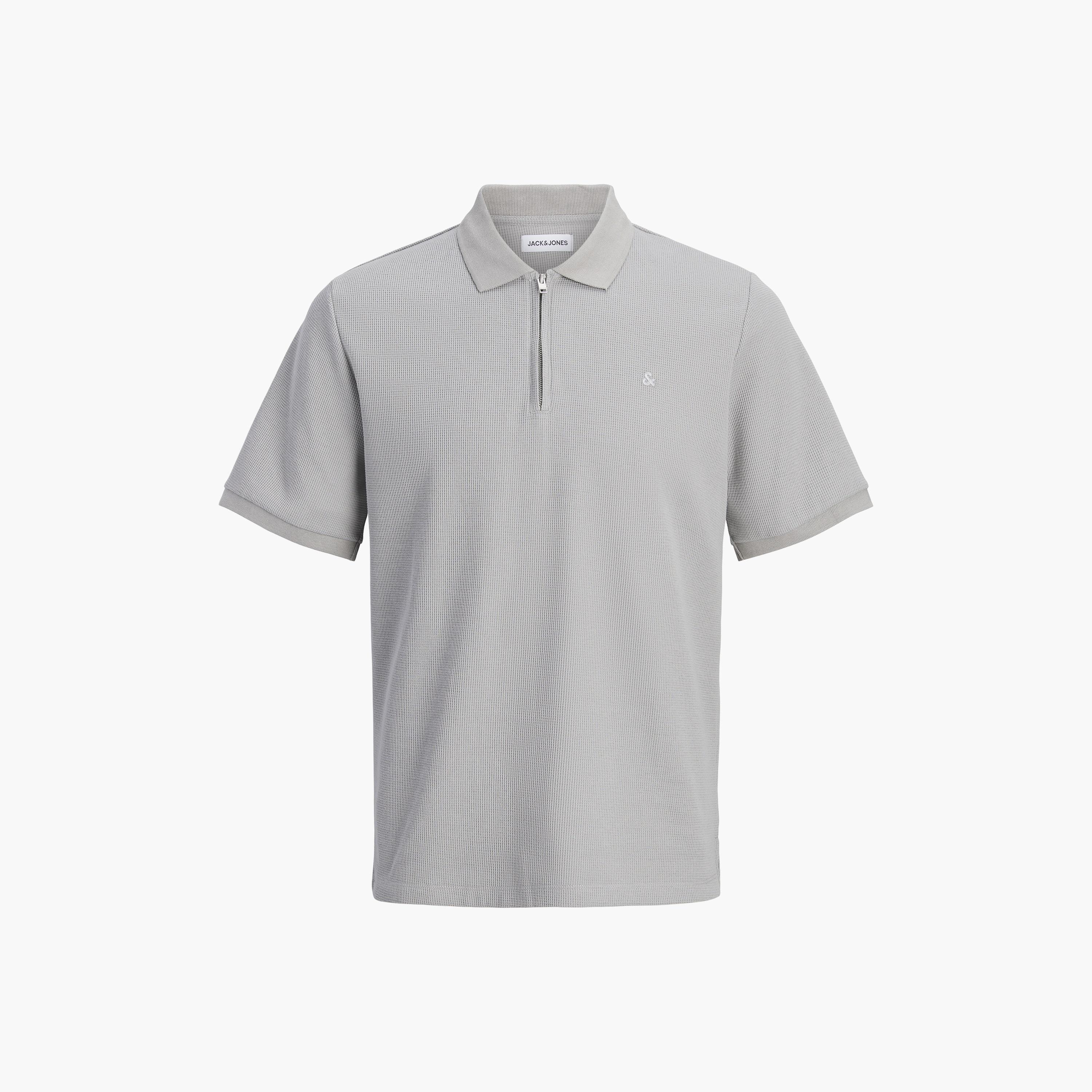 Jack & Jones Textured Short Sleeves Men's Polo T-Shirt-men-clothing-tshirtsandpolos-polos-image-31
