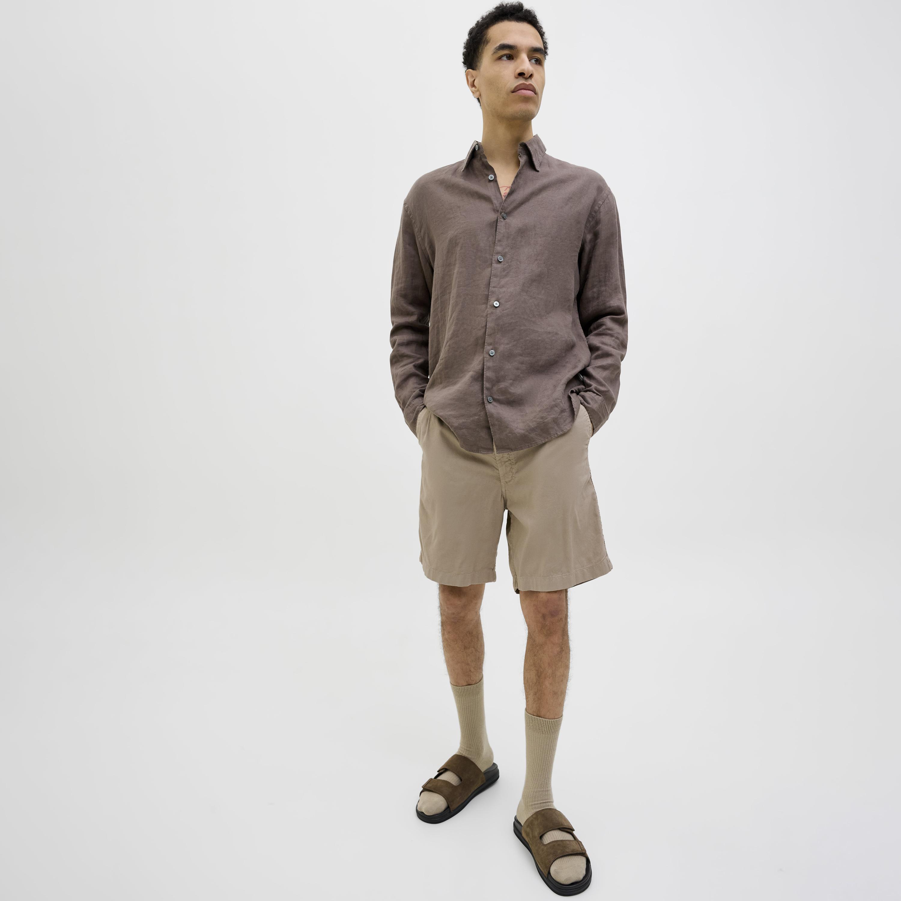 Jack & Jones Plain Mid-Rise Button and Zip Fly Men's Shorts-men-clothing-bottoms-shorts-image-5