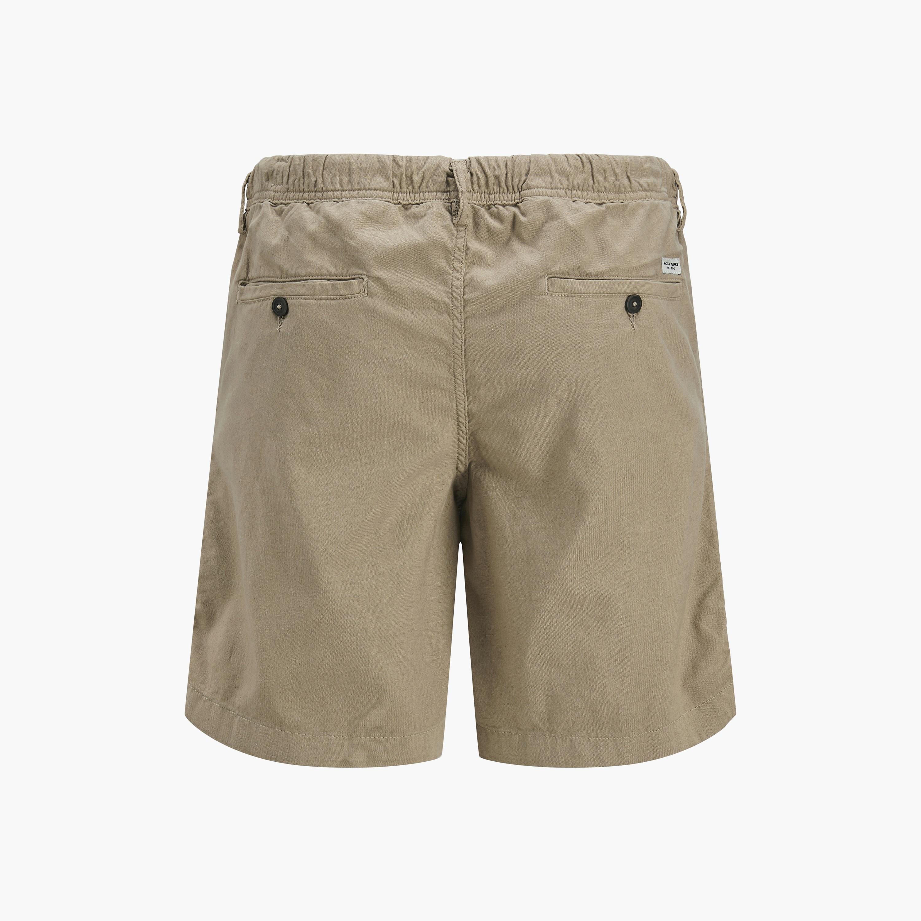 Jack & Jones Plain Mid-Rise Button and Zip Fly Men's Shorts-men-clothing-bottoms-shorts-image-7