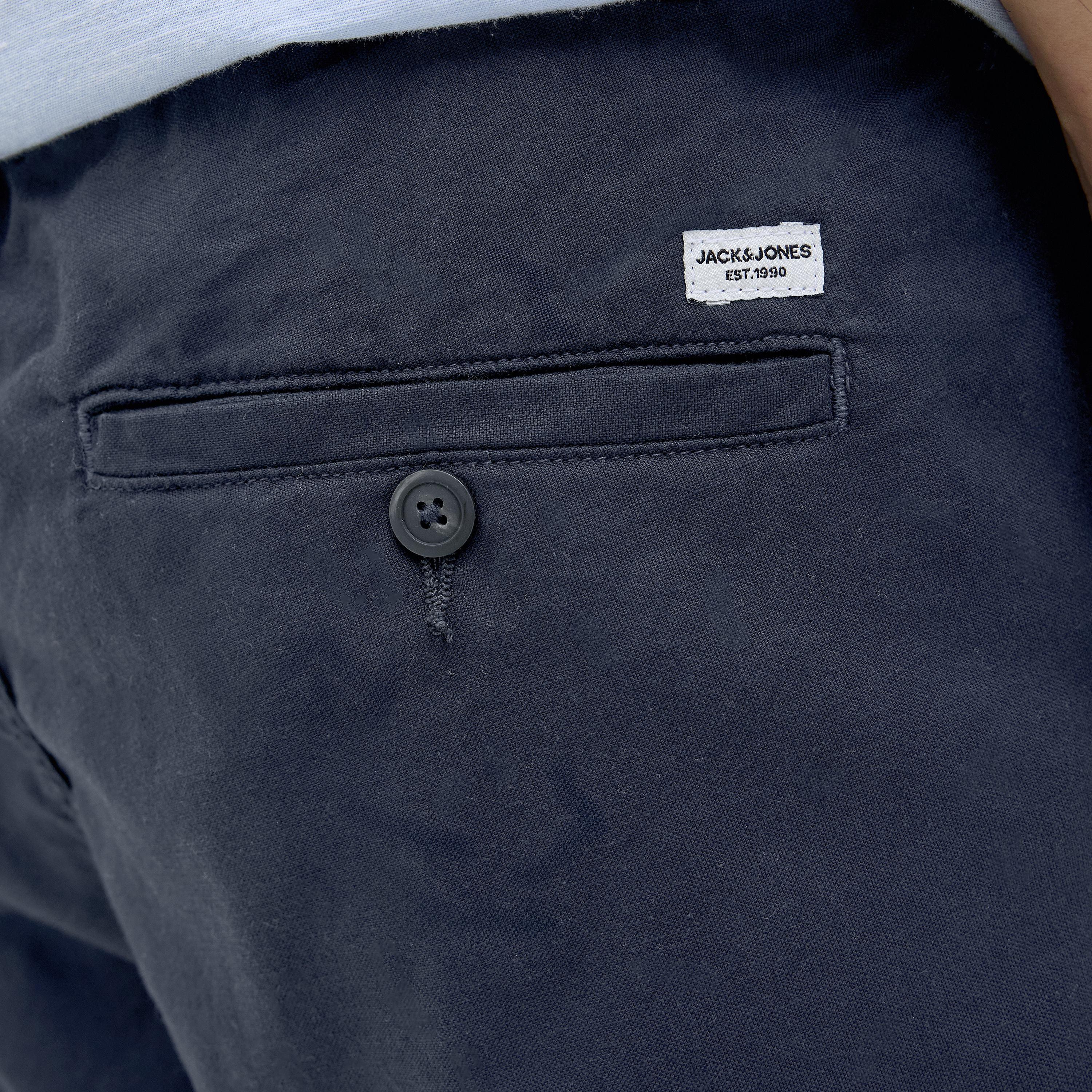Jack & Jones Plain Mid-Rise Button and Zip Fly Men's Shorts-men-clothing-bottoms-shorts-image-18