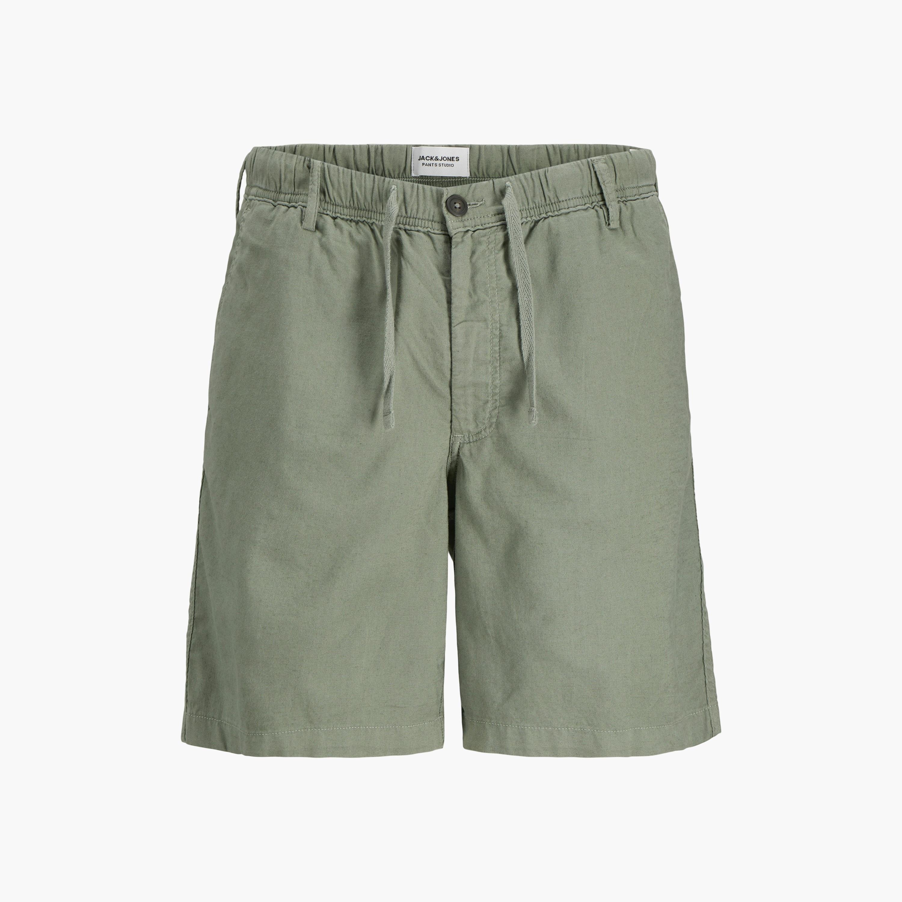 Jack & Jones Plain Mid-Rise Button and Zip Fly Men's Shorts-men-clothing-bottoms-shorts-image-5