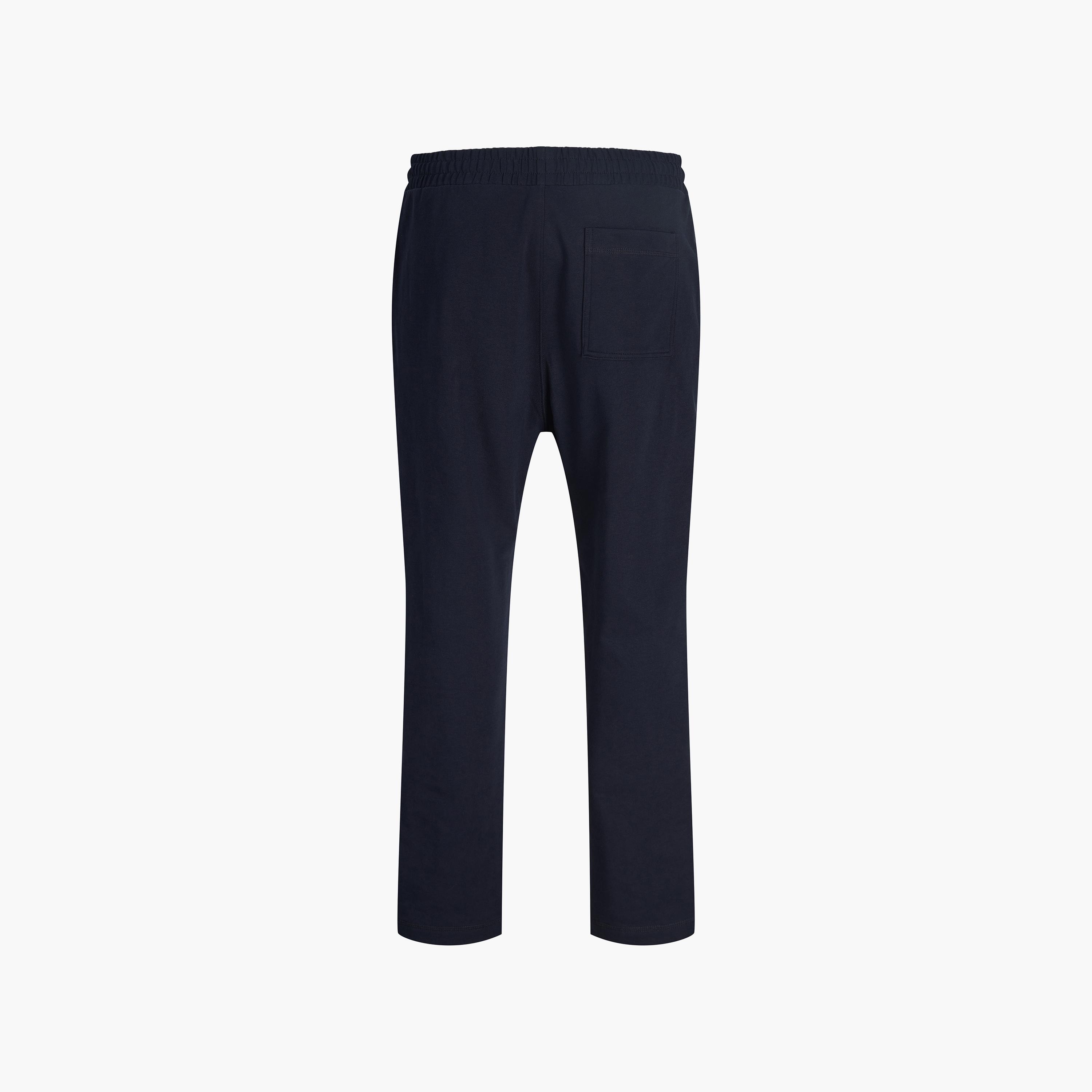 بنطلون رياضي رجالي سادة بخصر متوسط الارتفاع برباط من جاك آند جونز-men-clothing-joggers-image-23