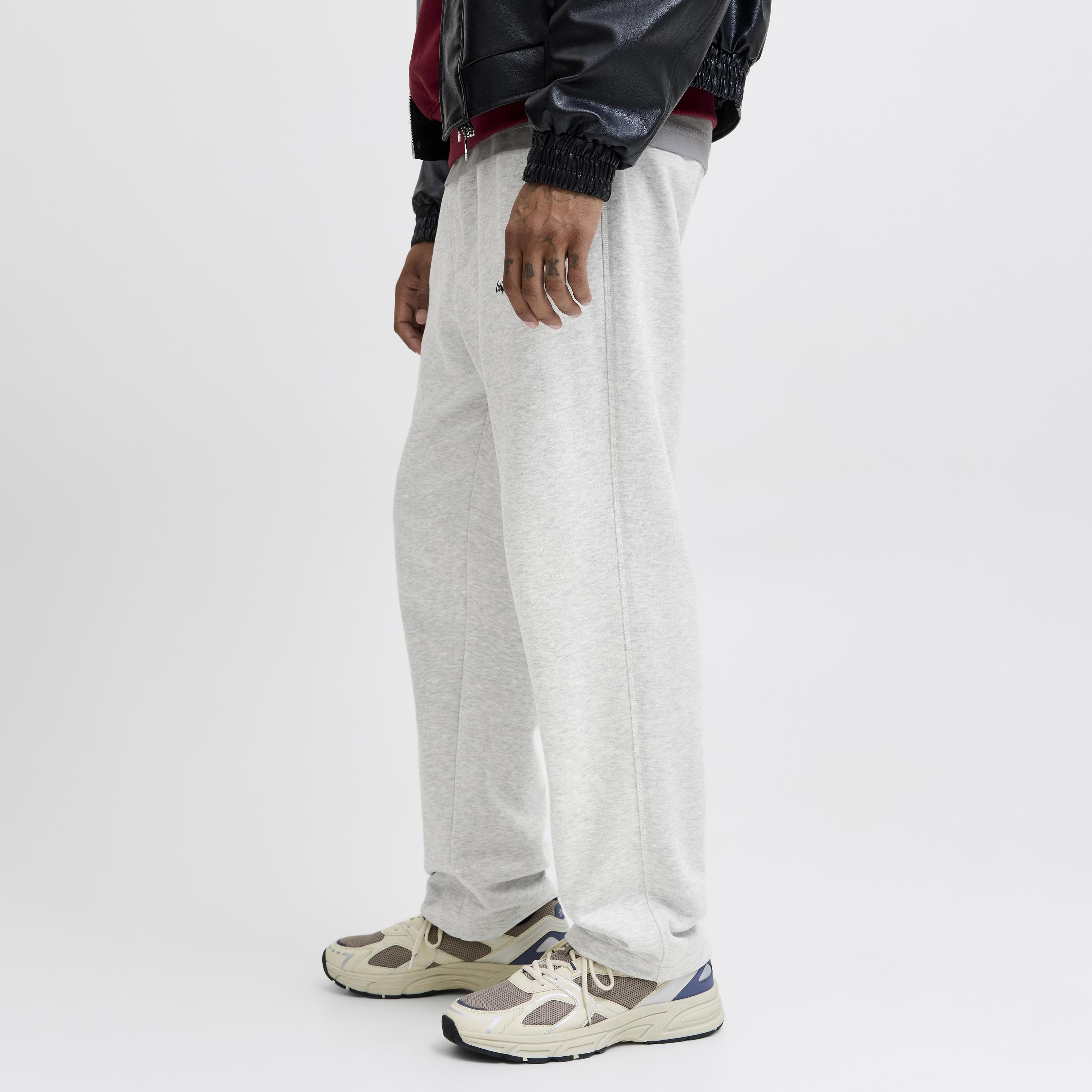 Jack & Jones Plain Mid Rise Men's Drawstring Track Pants-men-clothing-joggers-image-5