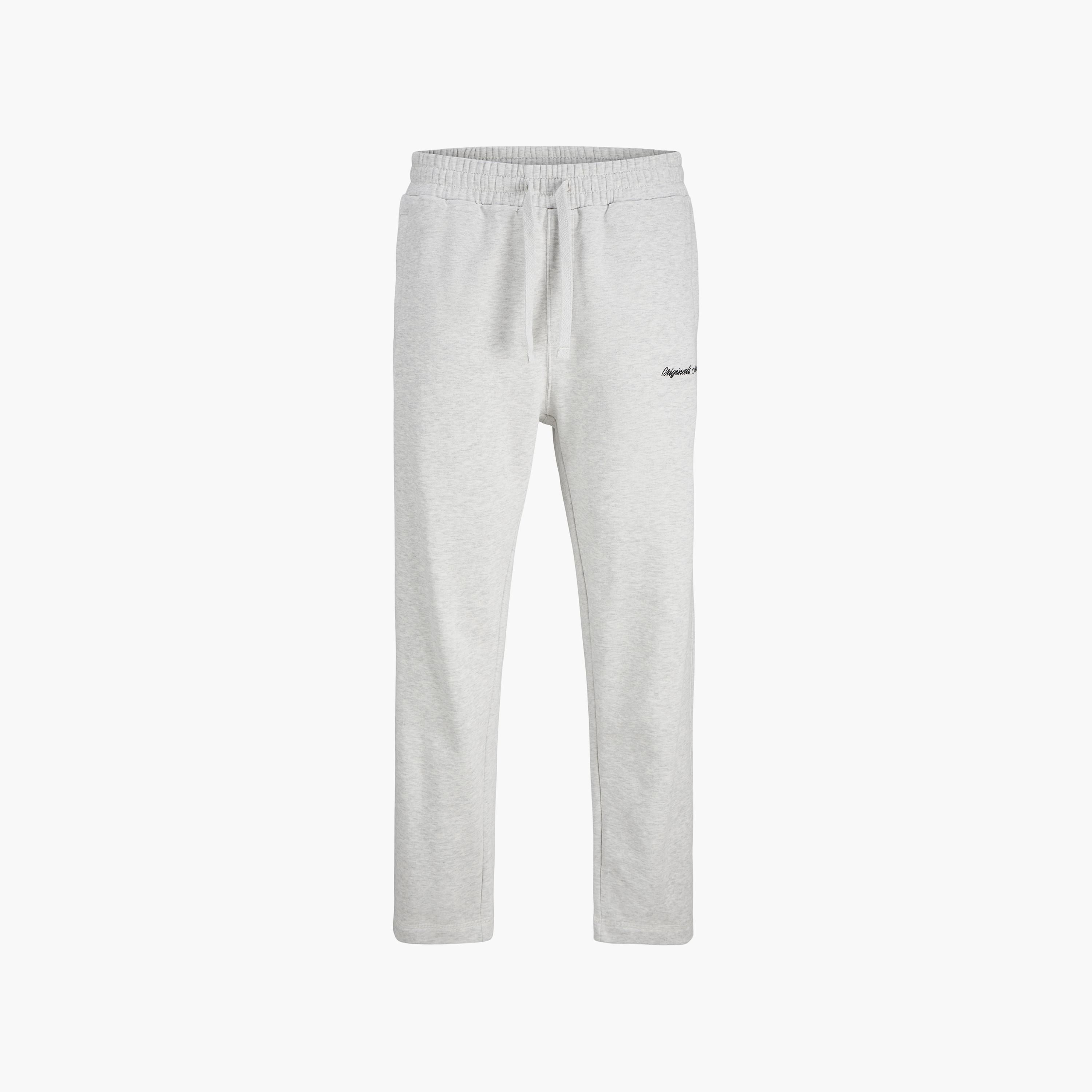 Jack & Jones Plain Mid Rise Men's Drawstring Track Pants-men-clothing-joggers-image-6