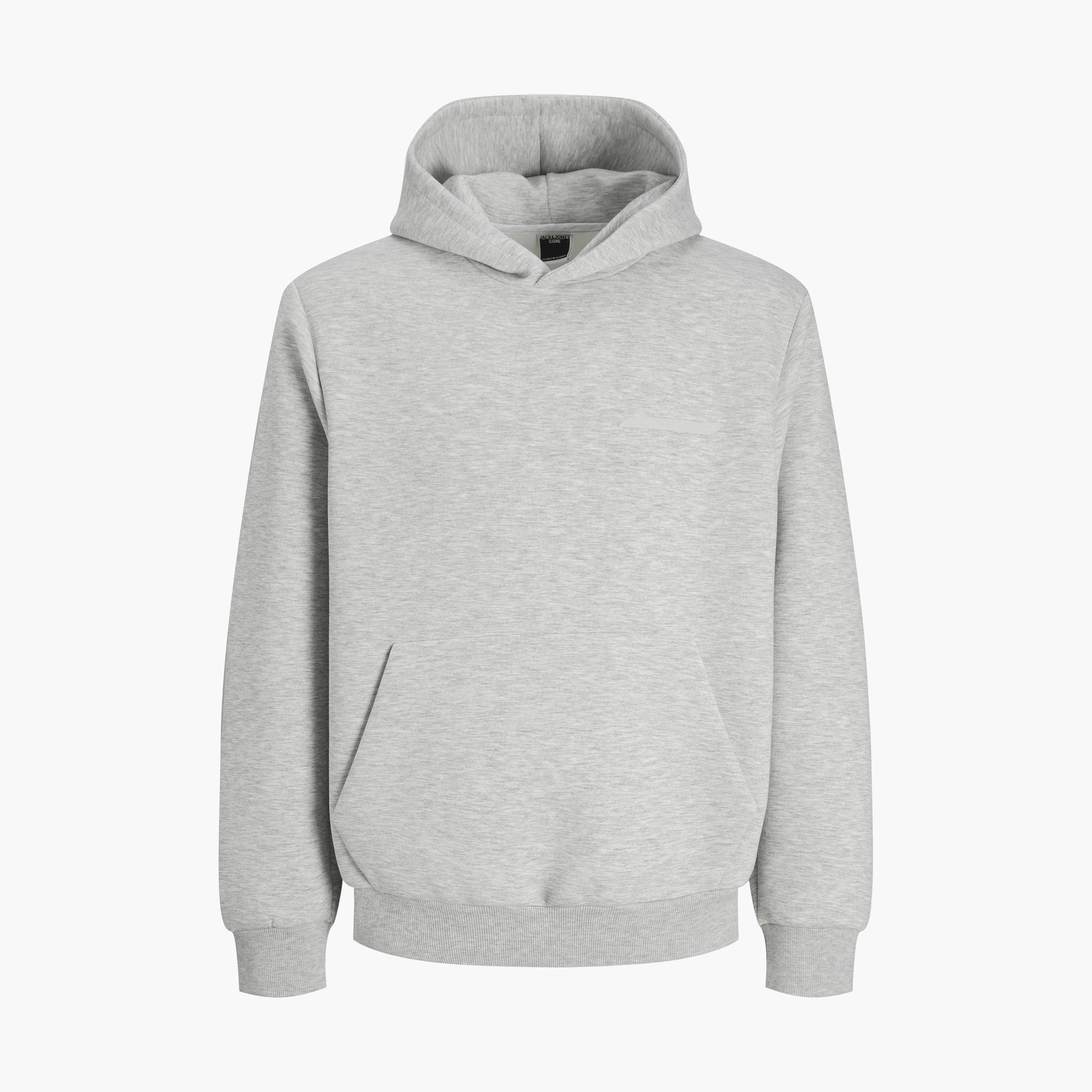 كنزة صوفية رجالية سادة بقلنسوة وأكمام طويلة من جاك ان جونز-men-winterwear-hoodiesandsweatshirts-image-7