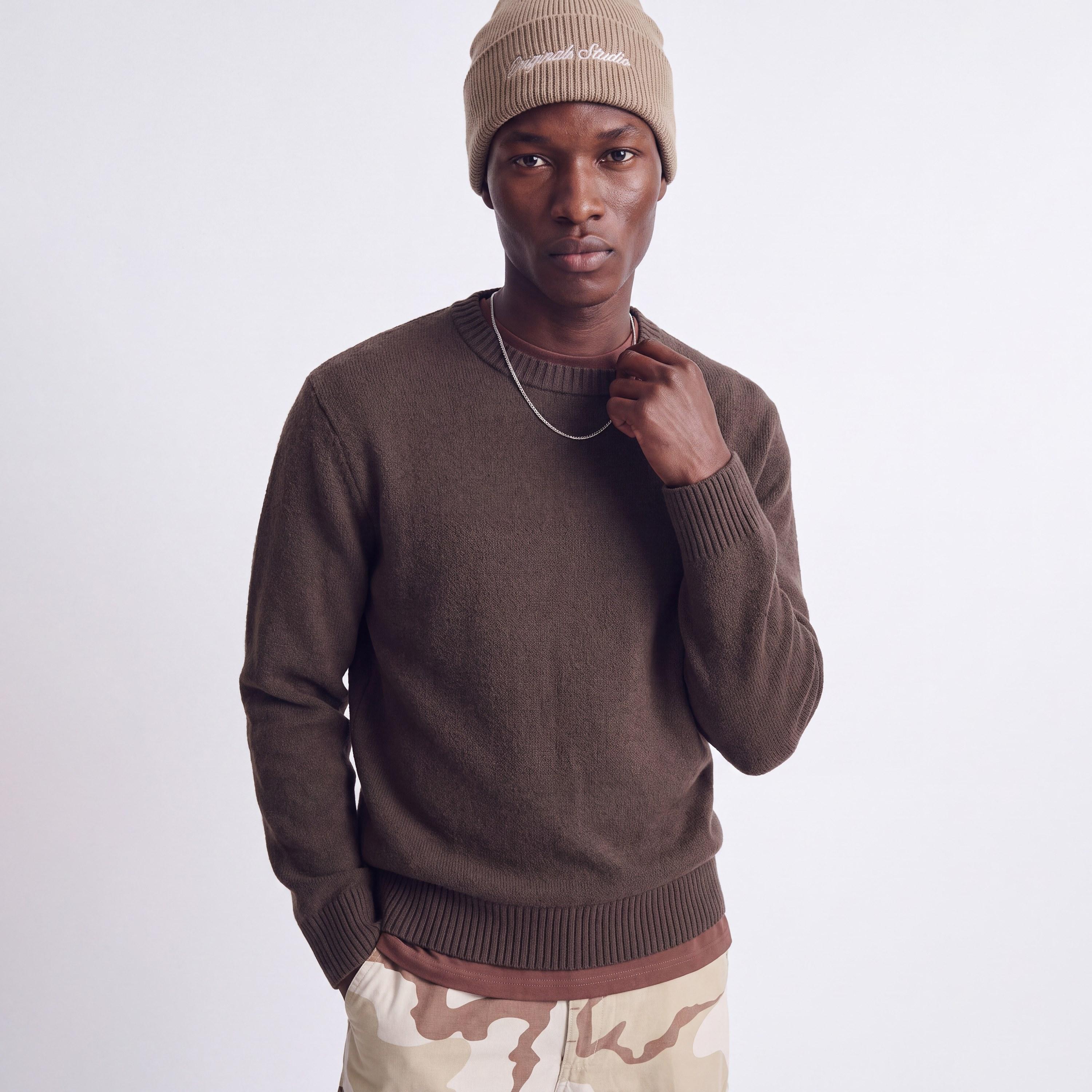 Jack & Jones Plain Crew Neck Long Sleeves Men's Pullover-men-clothing-sweatersandpullovers-image-4