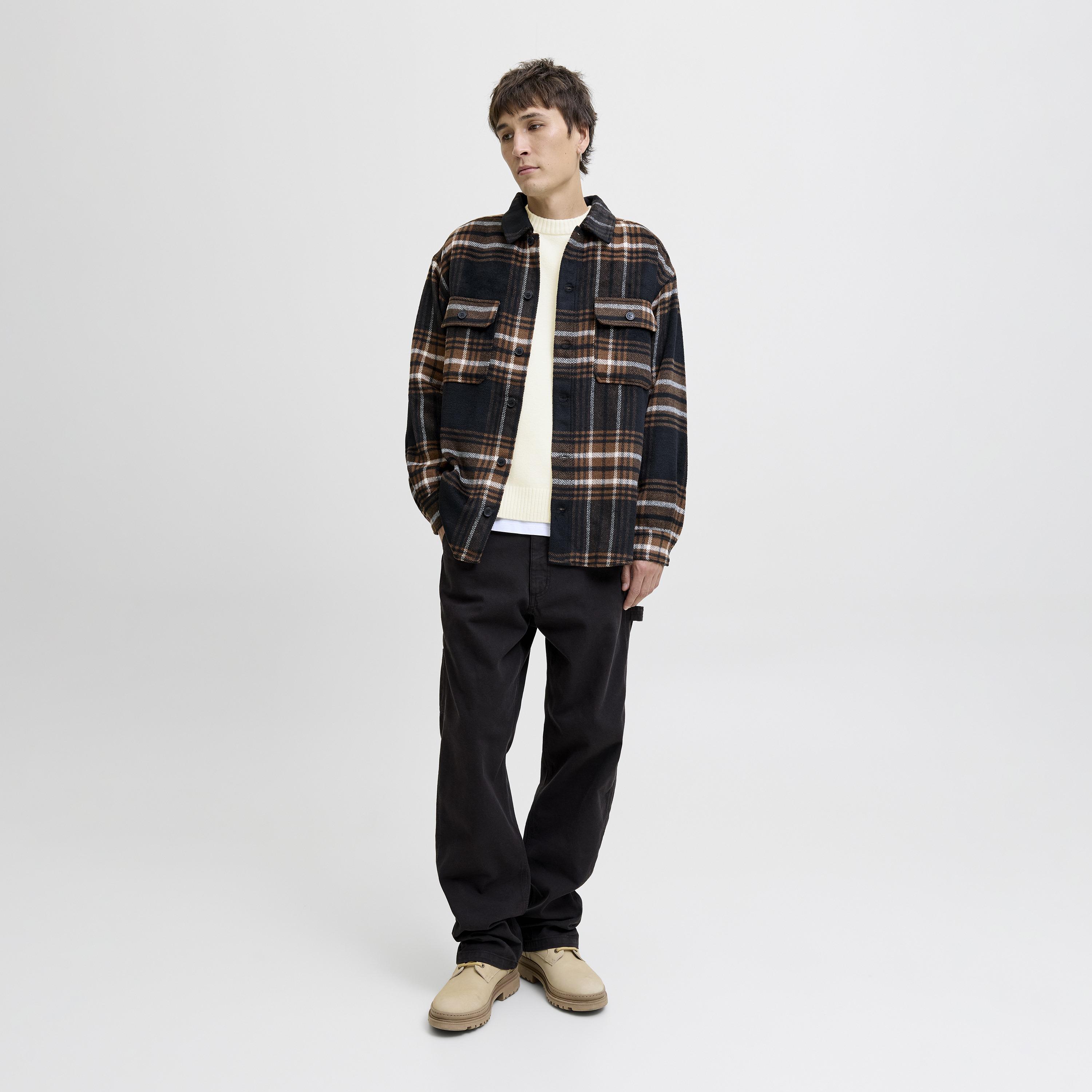 Jack & Jones Plain Crew Neck Long Sleeves Men's Pullover-men-clothing-sweatersandpullovers-image-2