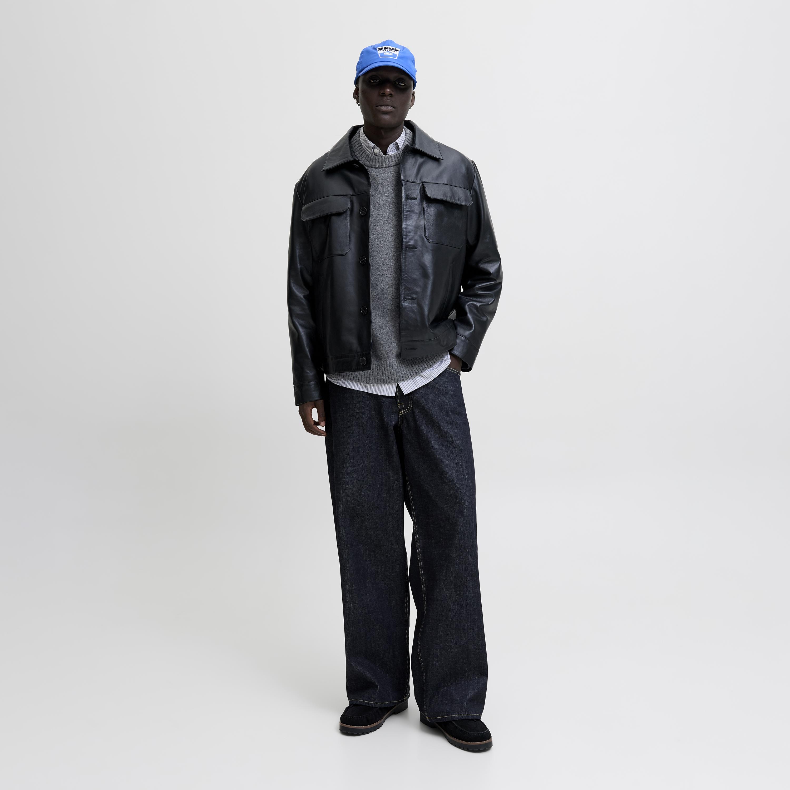 Jack & Jones Plain Crew Neck Long Sleeves Men's Pullover-men-clothing-sweatersandpullovers-image-9