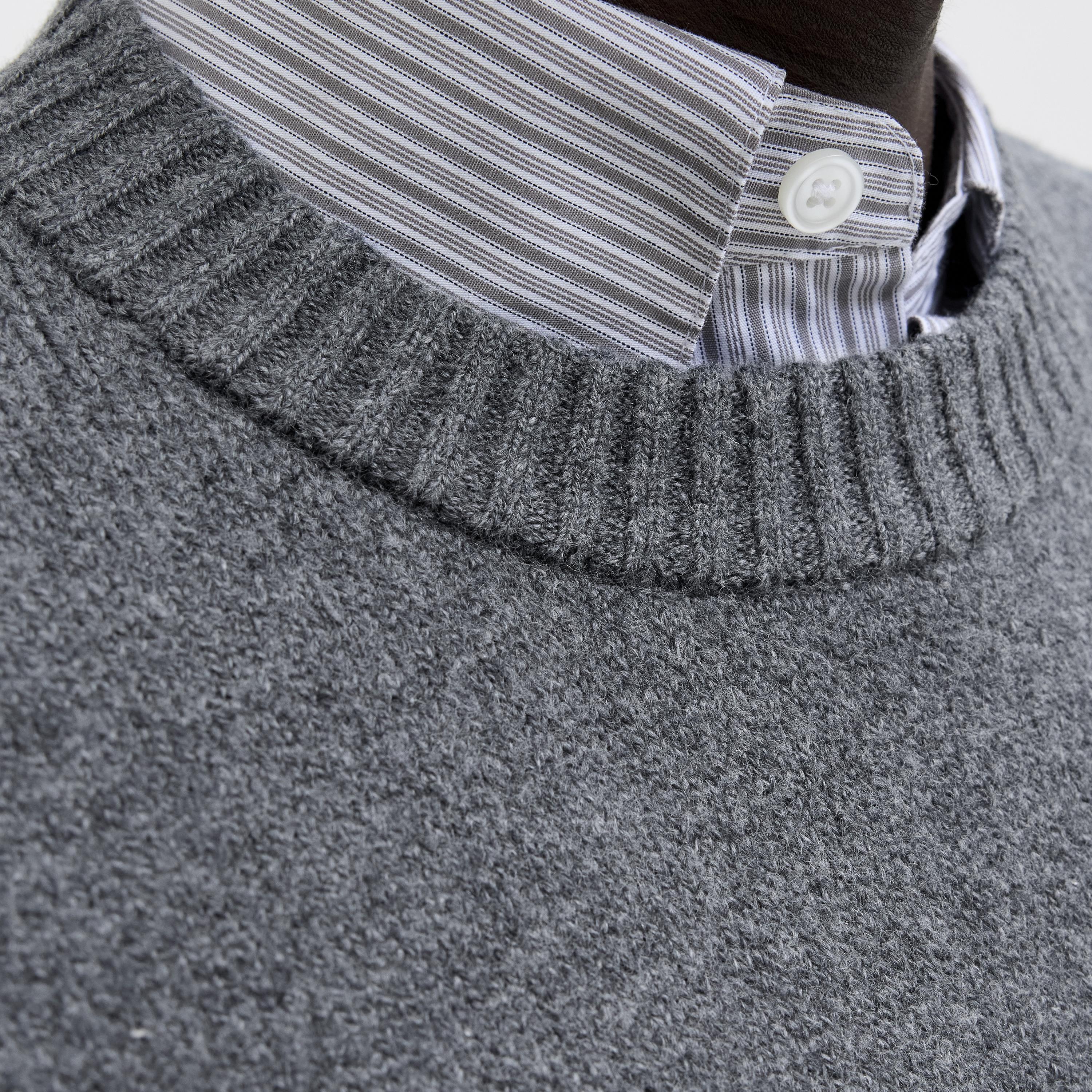 Jack & Jones Plain Crew Neck Long Sleeves Men's Pullover-men-clothing-sweatersandpullovers-image-3