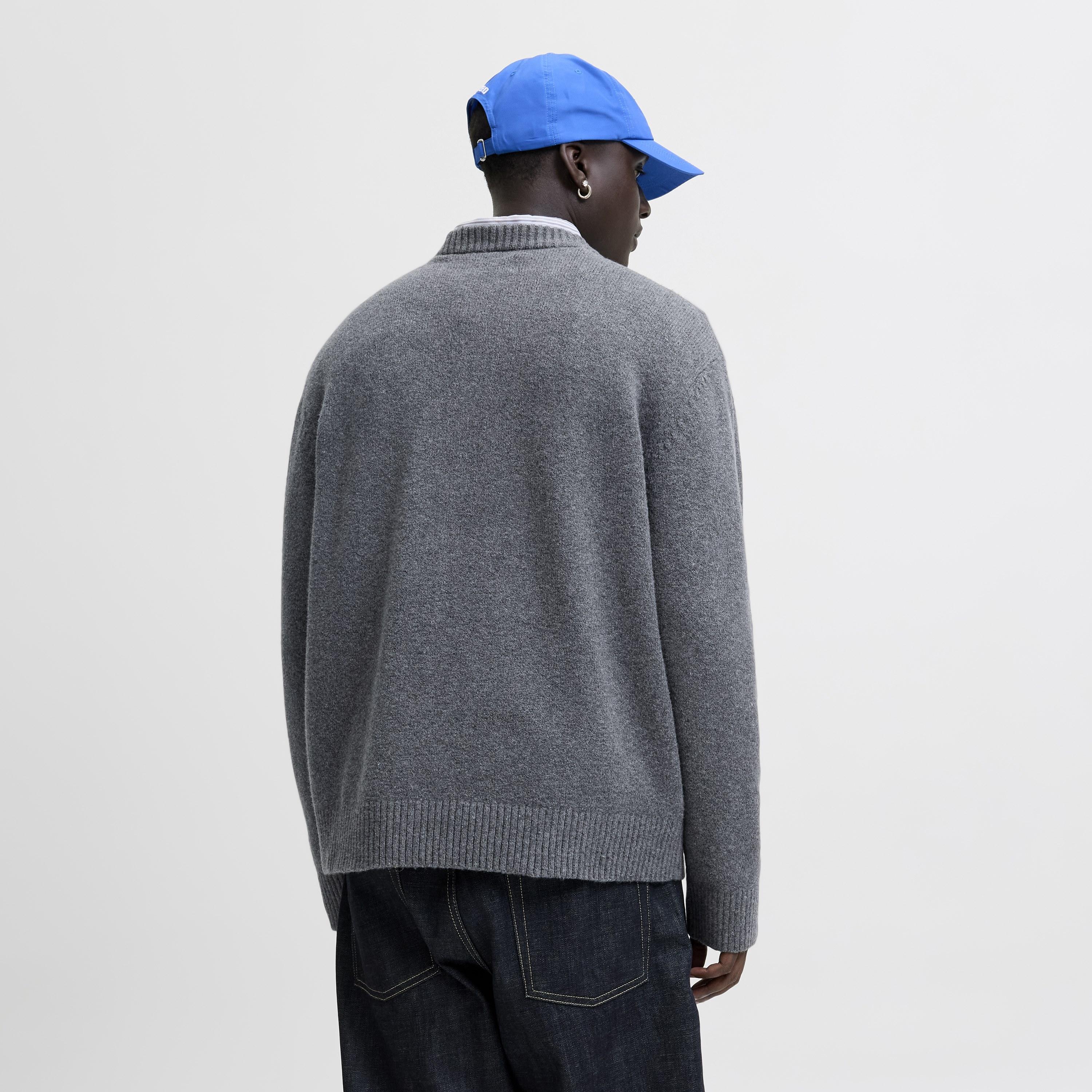 Jack & Jones Plain Crew Neck Long Sleeves Men's Pullover-men-clothing-sweatersandpullovers-image-11
