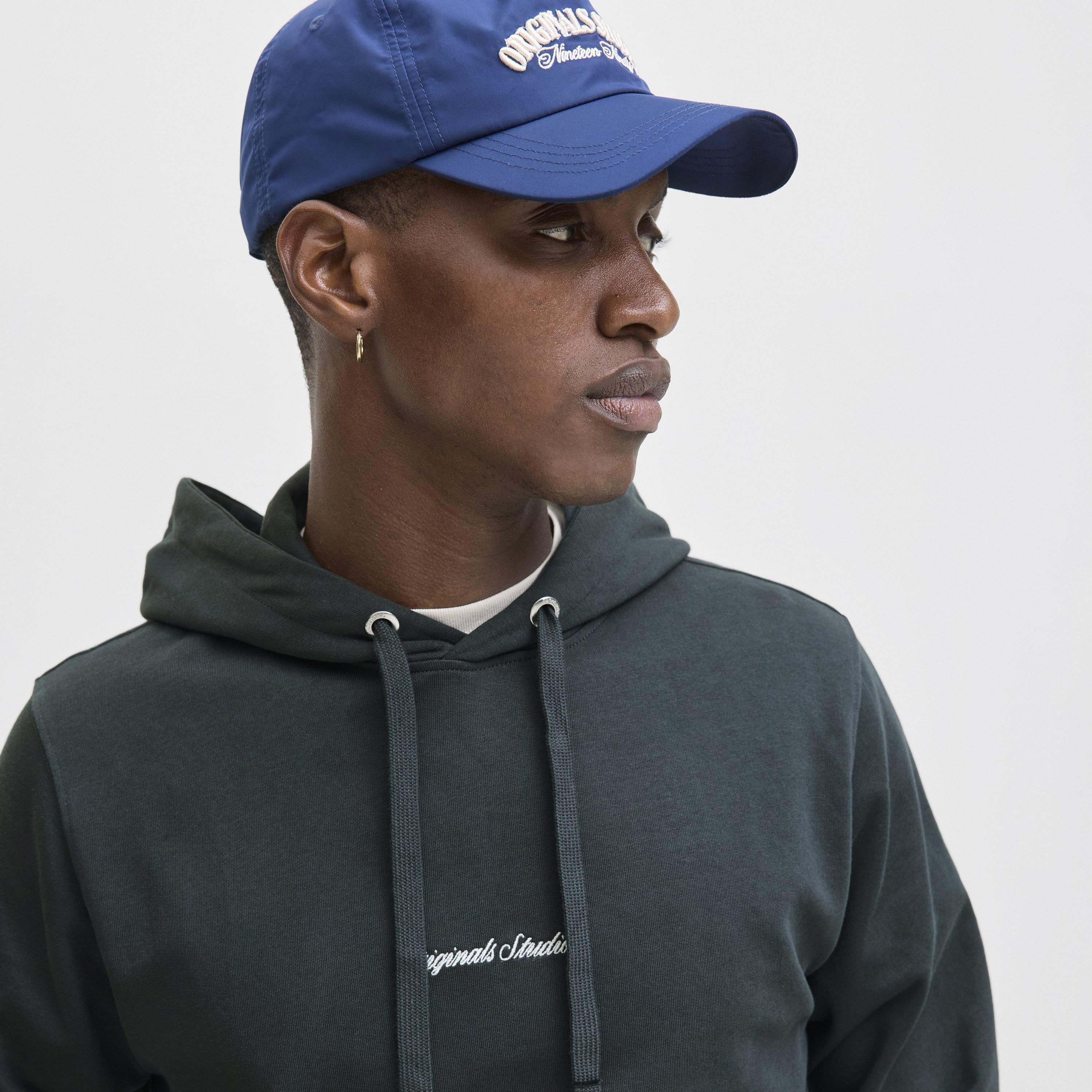 Jack & Jones Plain Hooded Neck Long Sleeves Men's Sweatshirt-men-winterwear-hoodiesandsweatshirts-image-3