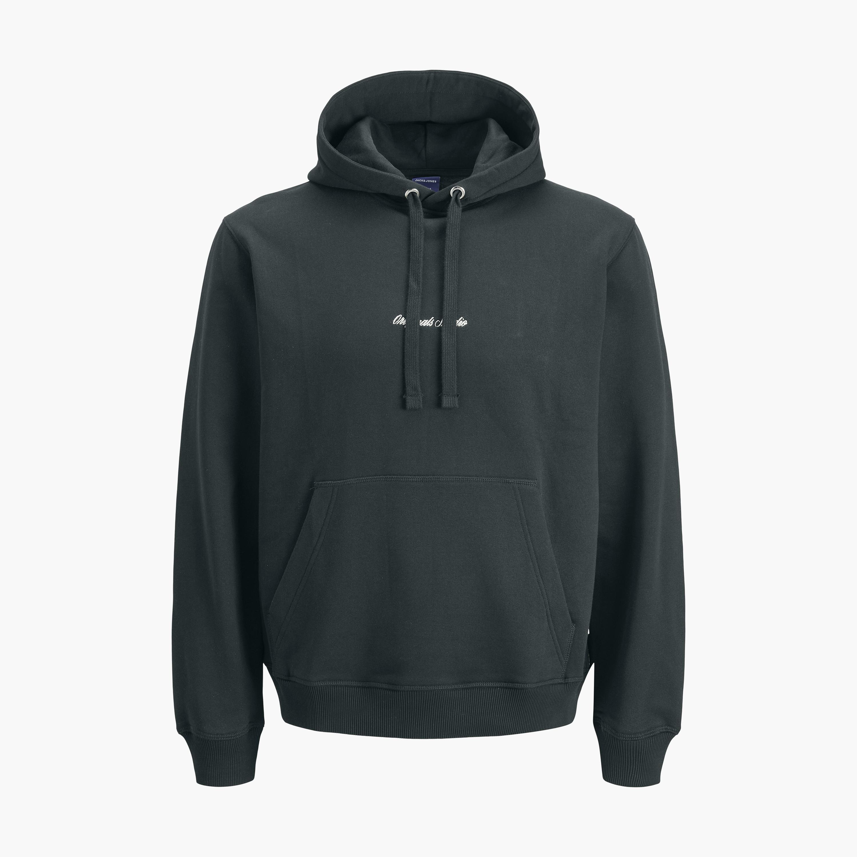 كنزة صوفية رجالية سادة بقلنسوة وأكمام طويلة من جاك ان جونز-men-winterwear-hoodiesandsweatshirts-image-7