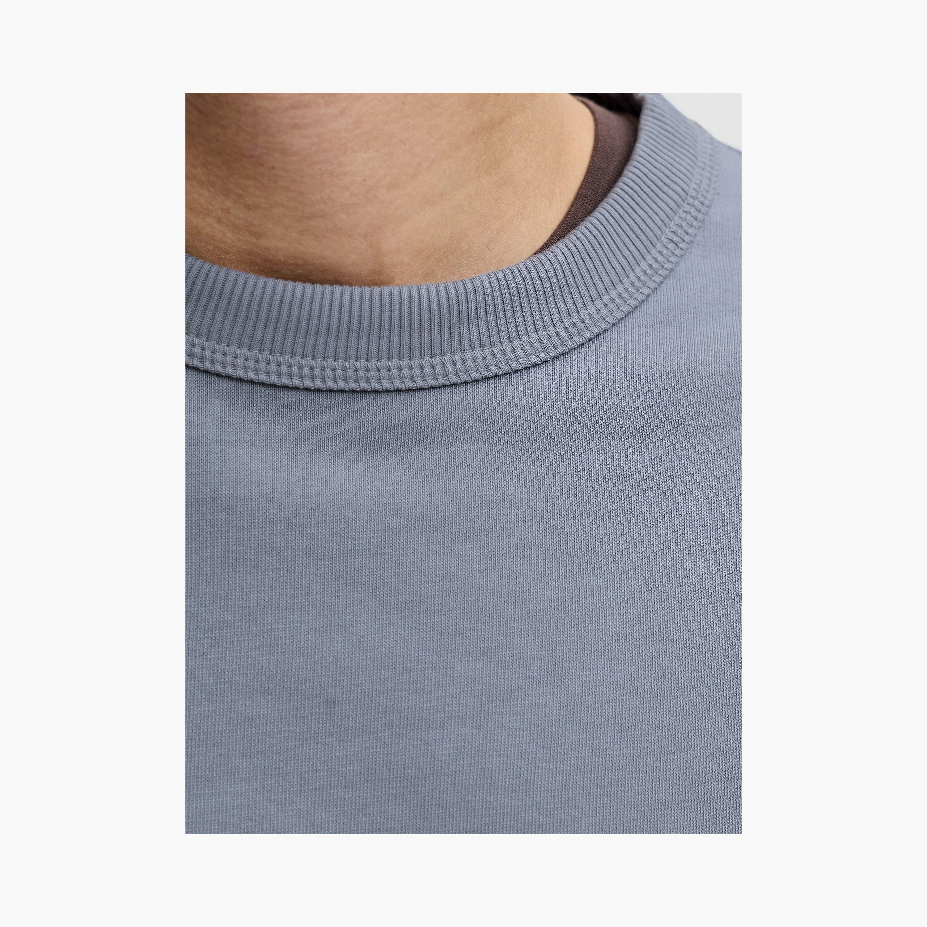 Jack & Jones Plain Crew Neck Long Sleeves Men's Sweatshirt-men-winterwear-hoodiesandsweatshirts-image-13