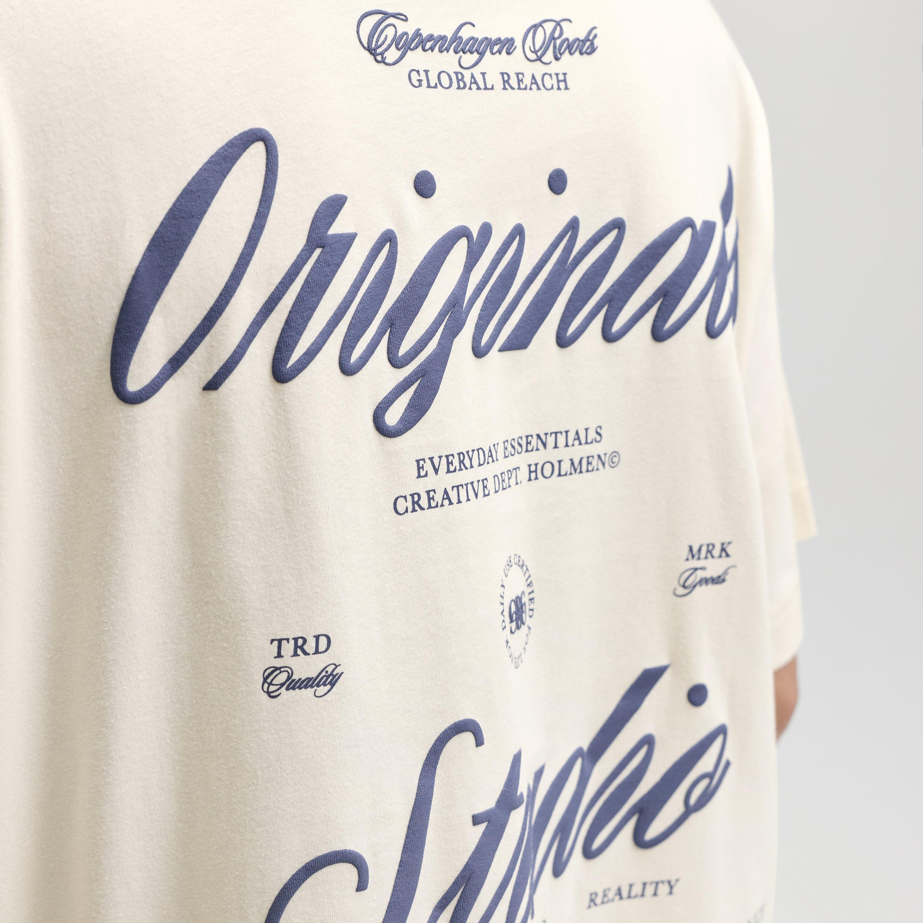 Jack & Jones Typographic Print Round Neck Short Sleeves Men's T-Shirt-men-clothing-tshirtsandpolos-tshirts-image-35