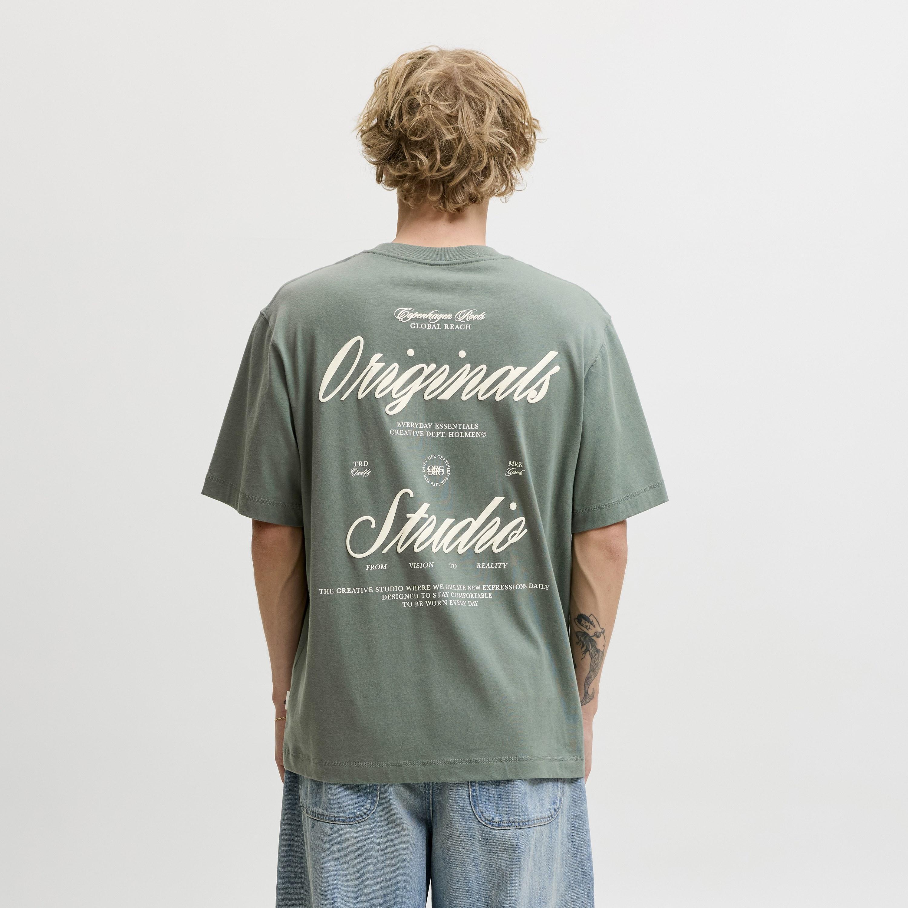 Jack & Jones Typographic Print Round Neck Short Sleeves Men's T-Shirt-men-clothing-tshirtsandpolos-tshirts-image-39
