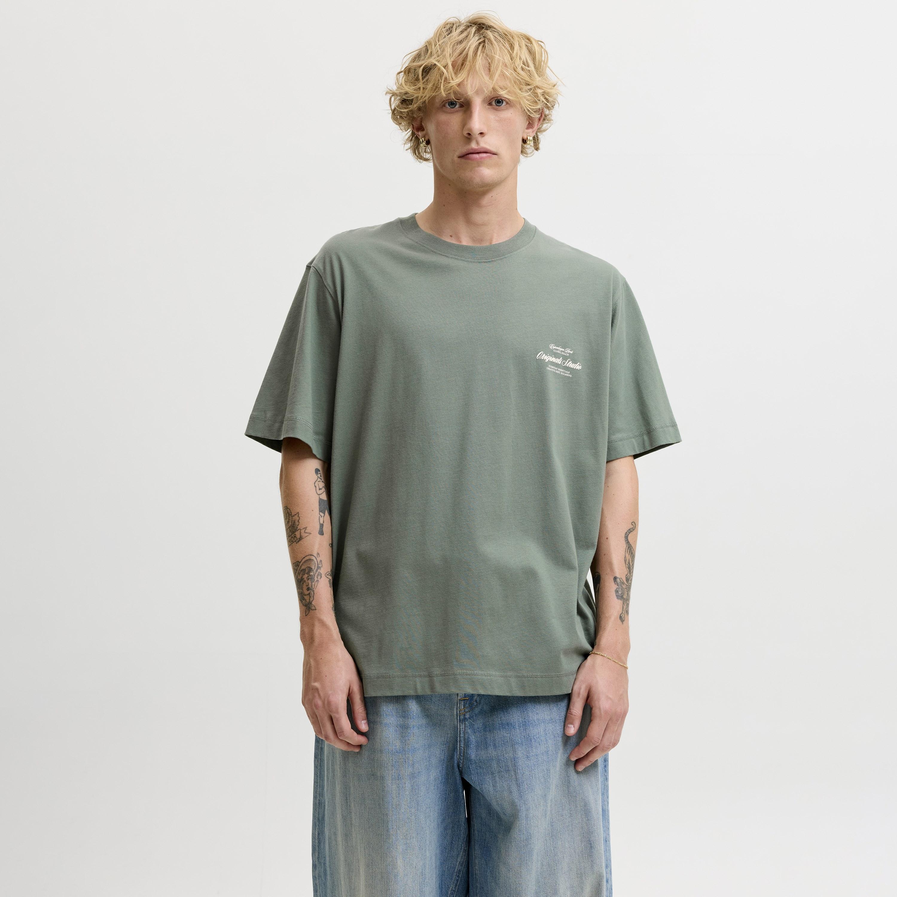 Jack & Jones Typographic Print Round Neck Short Sleeves Men's T-Shirt-men-clothing-tshirtsandpolos-tshirts-image-40