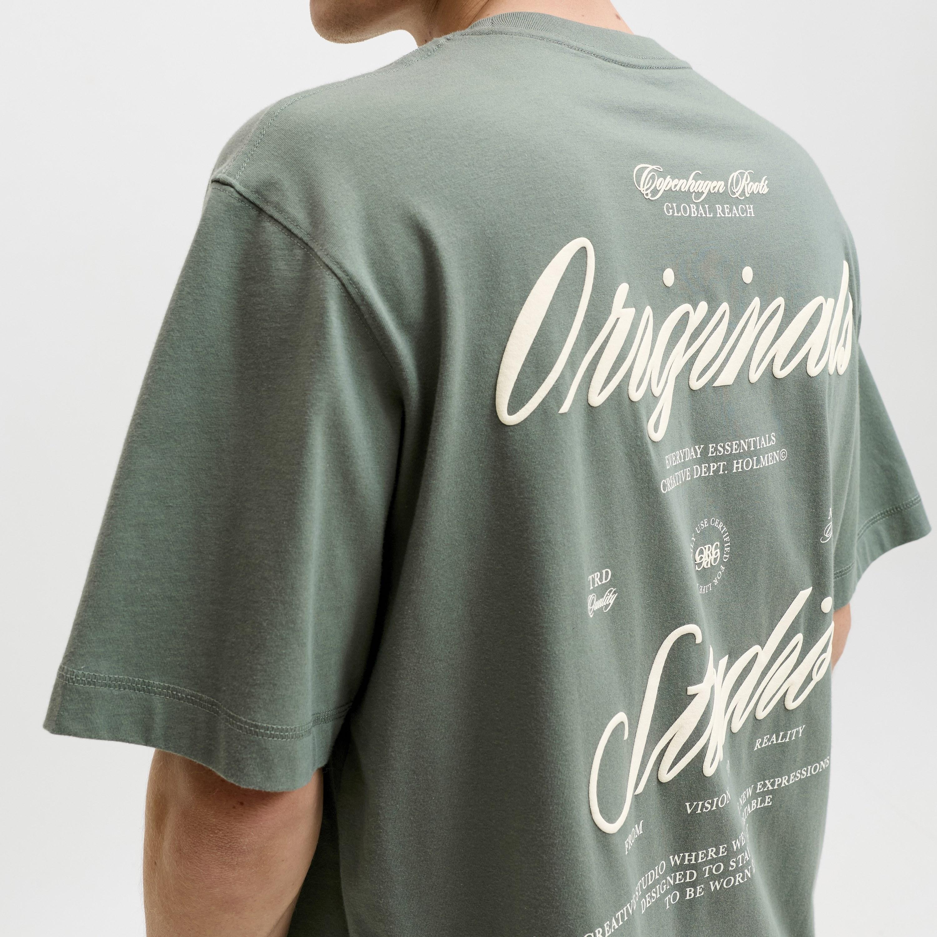 Jack & Jones Typographic Print Round Neck Short Sleeves Men's T-Shirt-men-clothing-tshirtsandpolos-tshirts-image-42