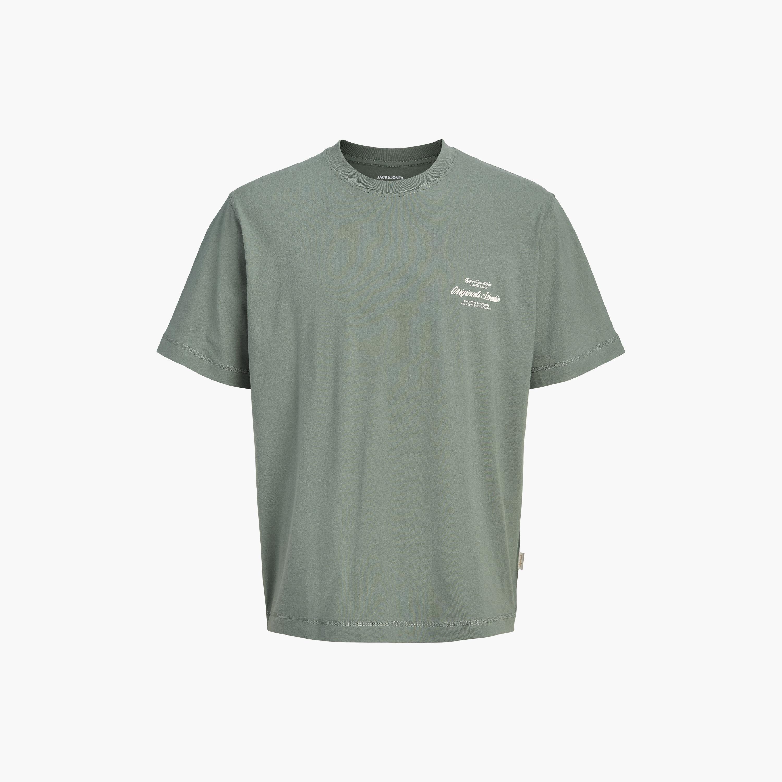 Jack & Jones Typographic Print Round Neck Short Sleeves Men's T-Shirt-men-clothing-tshirtsandpolos-tshirts-image-44