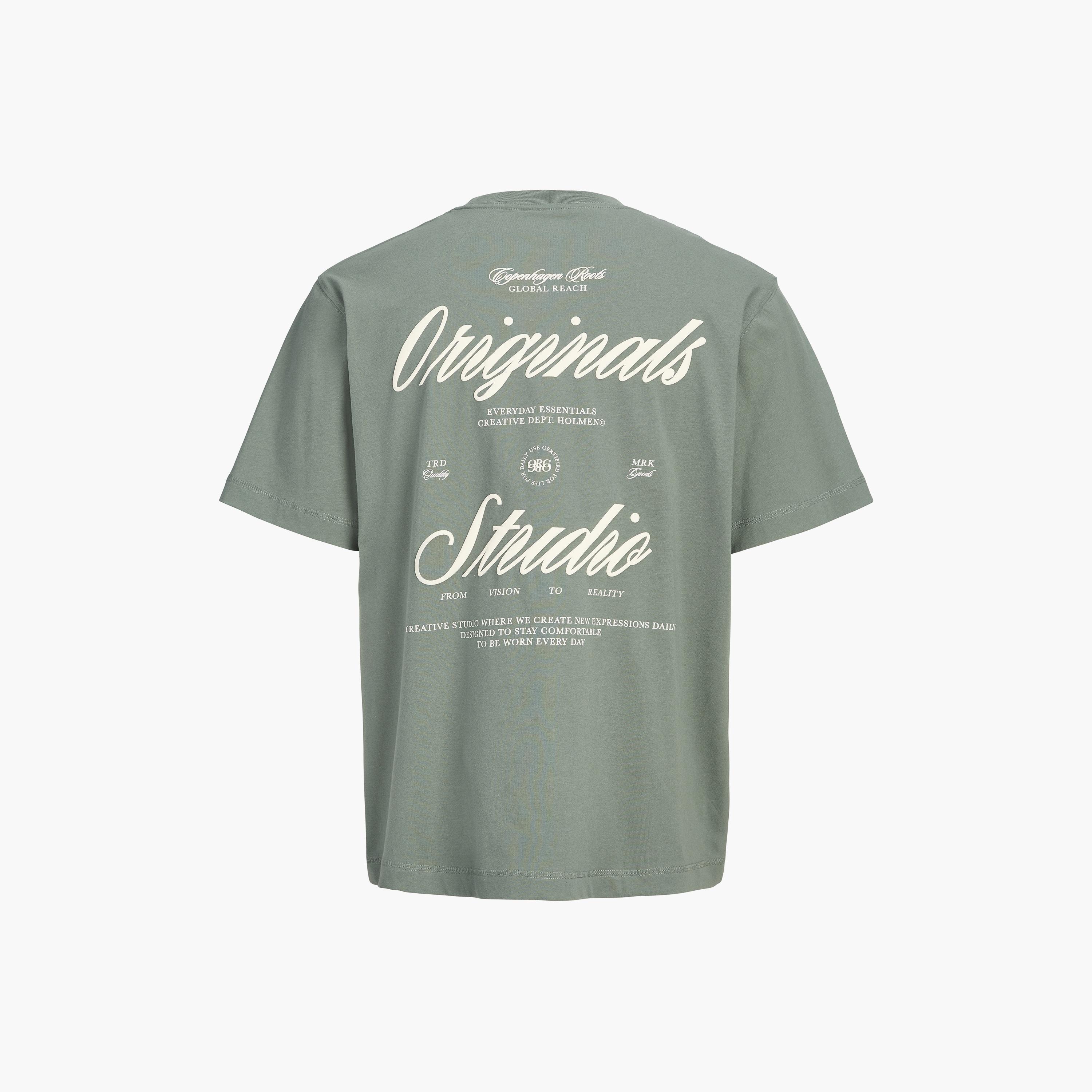 Jack & Jones Typographic Print Round Neck Short Sleeves Men's T-Shirt-men-clothing-tshirtsandpolos-tshirts-image-45