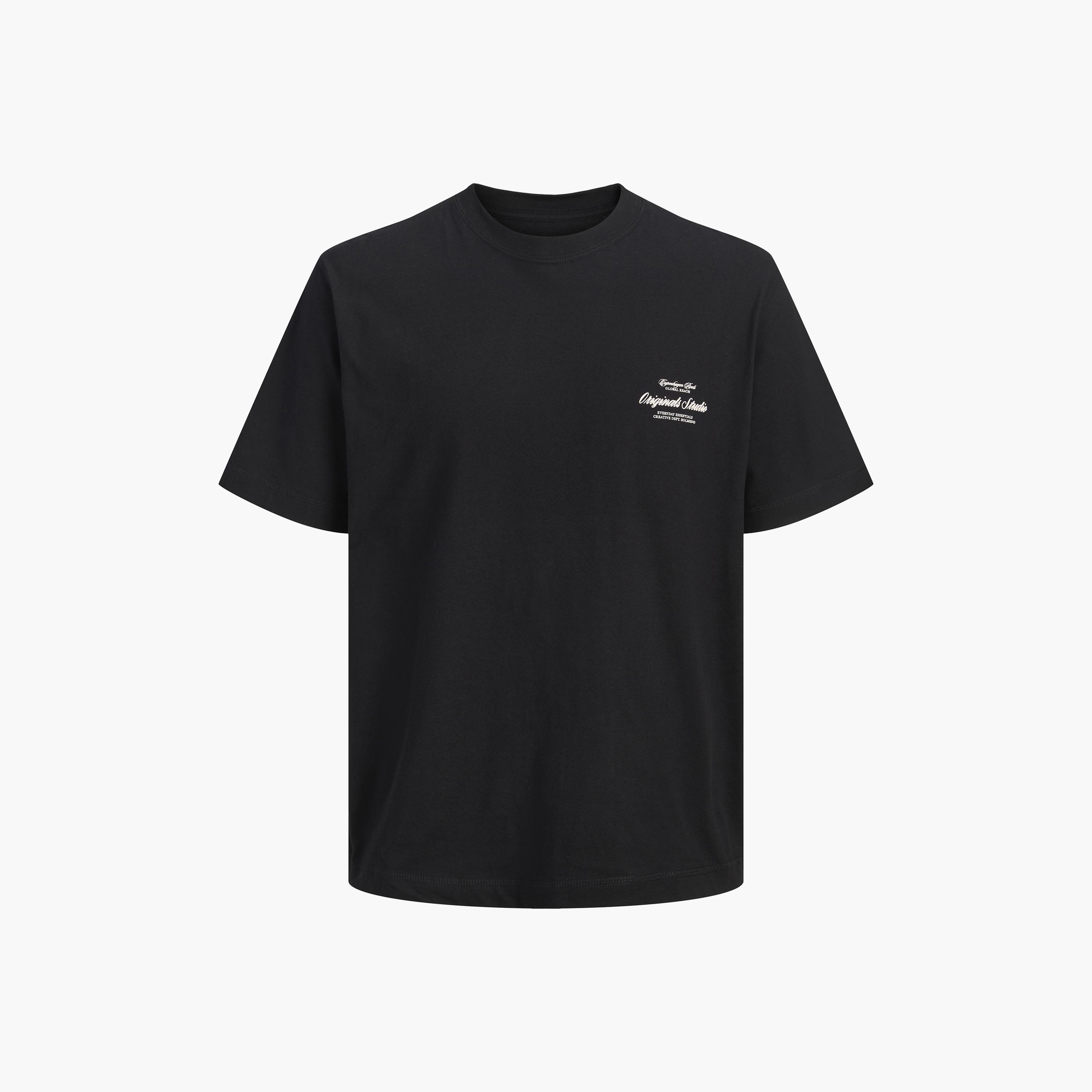 Jack & Jones Typographic Print Round Neck Short Sleeves Men's T-Shirt-men-clothing-tshirtsandpolos-tshirts-image-30
