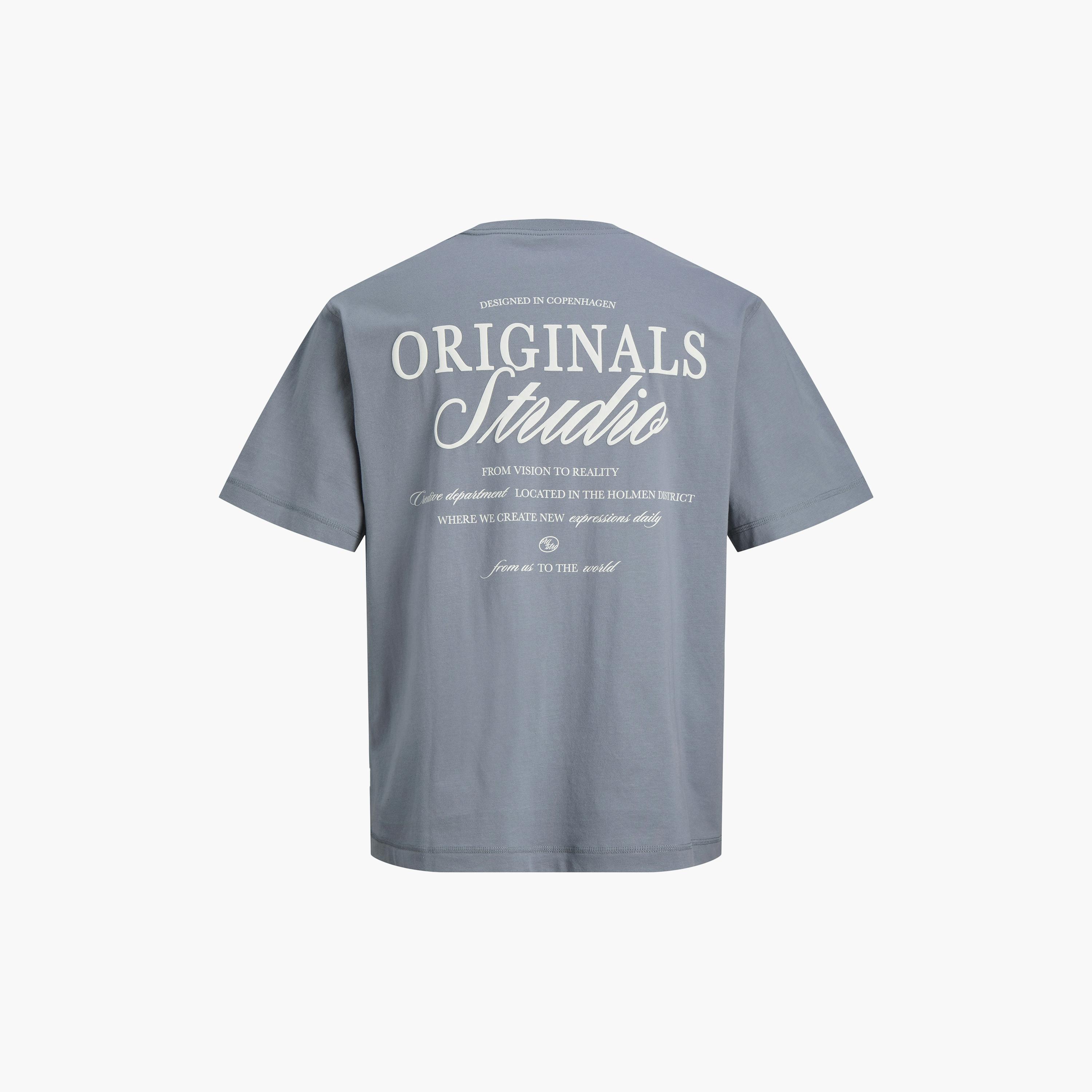 Jack & Jones Typographic Print Round Neck Short Sleeves Men's T-Shirt-men-clothing-tshirtsandpolos-tshirts-image-8