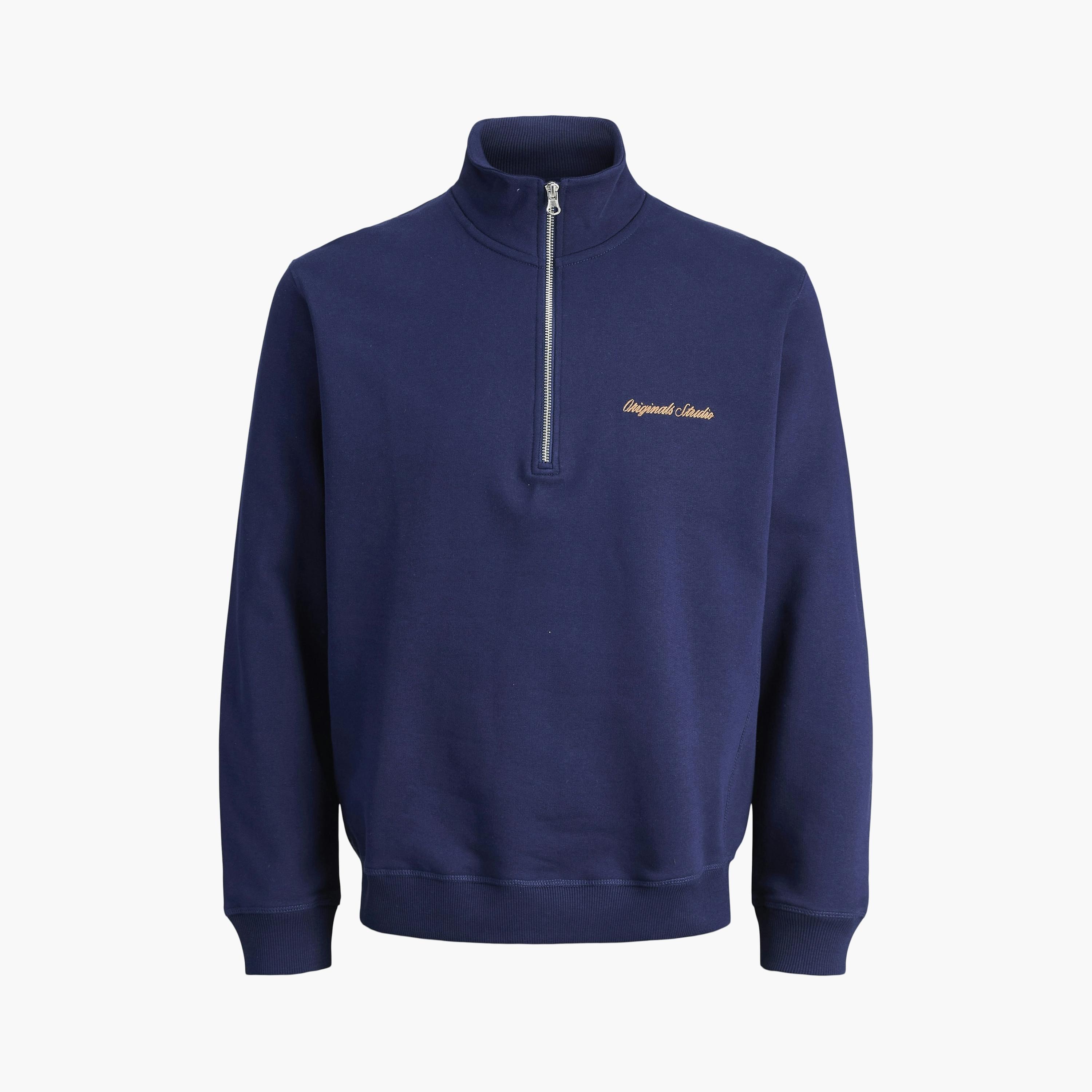 كنزة صوفية رجالية سادة بياقة عالية وأكمام طويلة من جاك ان جونز-men-winterwear-hoodiesandsweatshirts-image-7