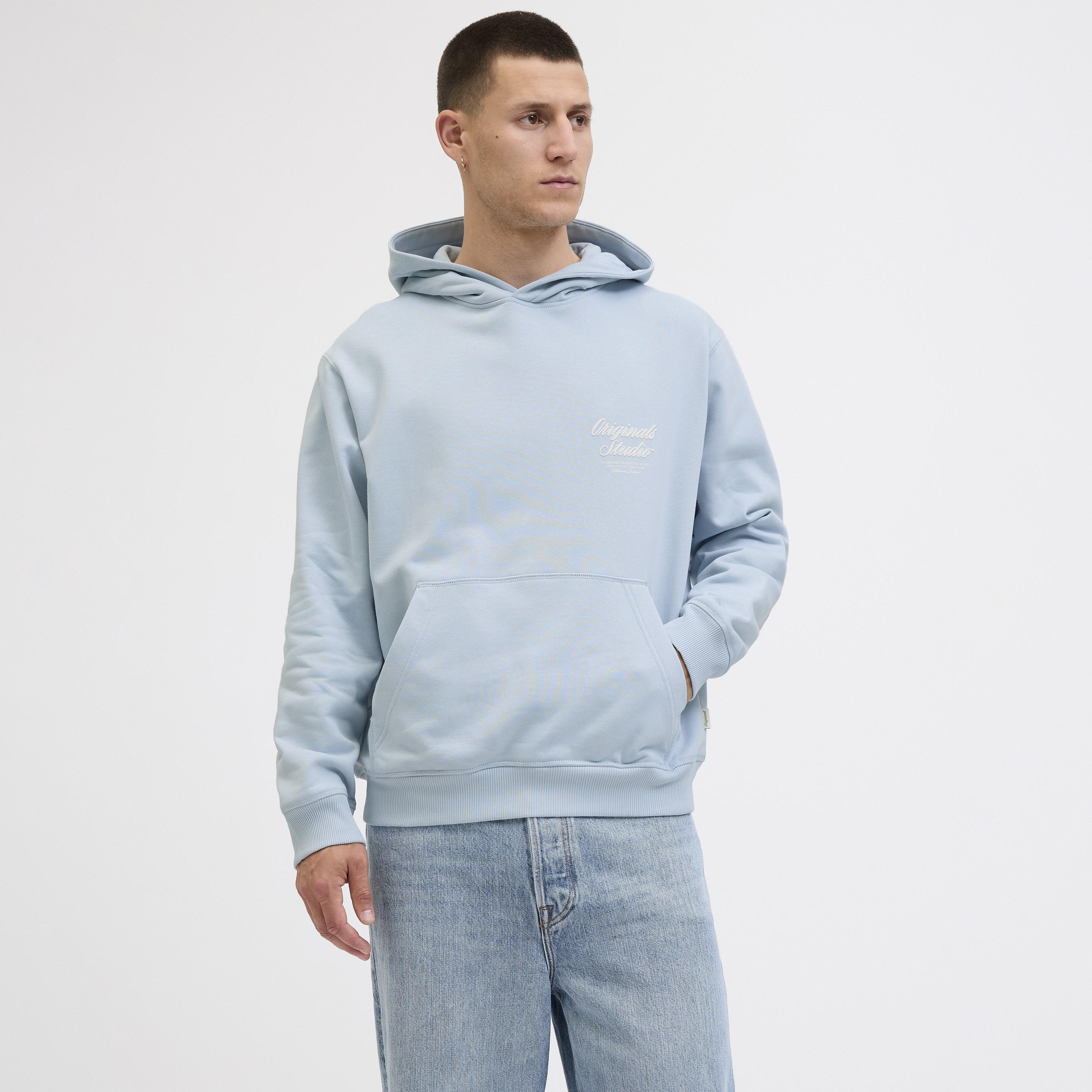 Jack & Jones Text-Print Hooded Neck Long Sleeves Men's Sweatshirt-men-winterwear-hoodiesandsweatshirts-image-1