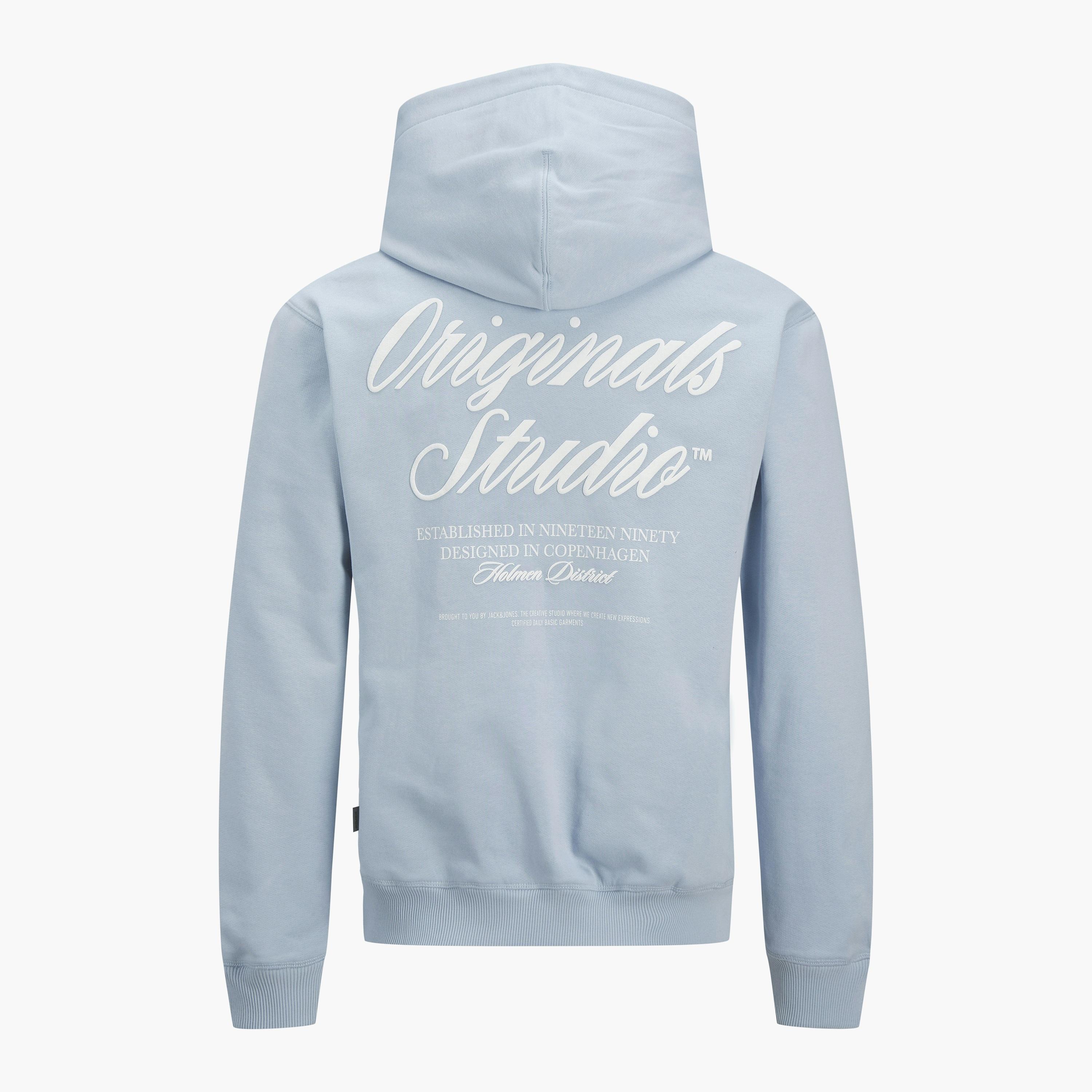 Jack & Jones Text-Print Hooded Neck Long Sleeves Men's Sweatshirt-men-winterwear-hoodiesandsweatshirts-image-8