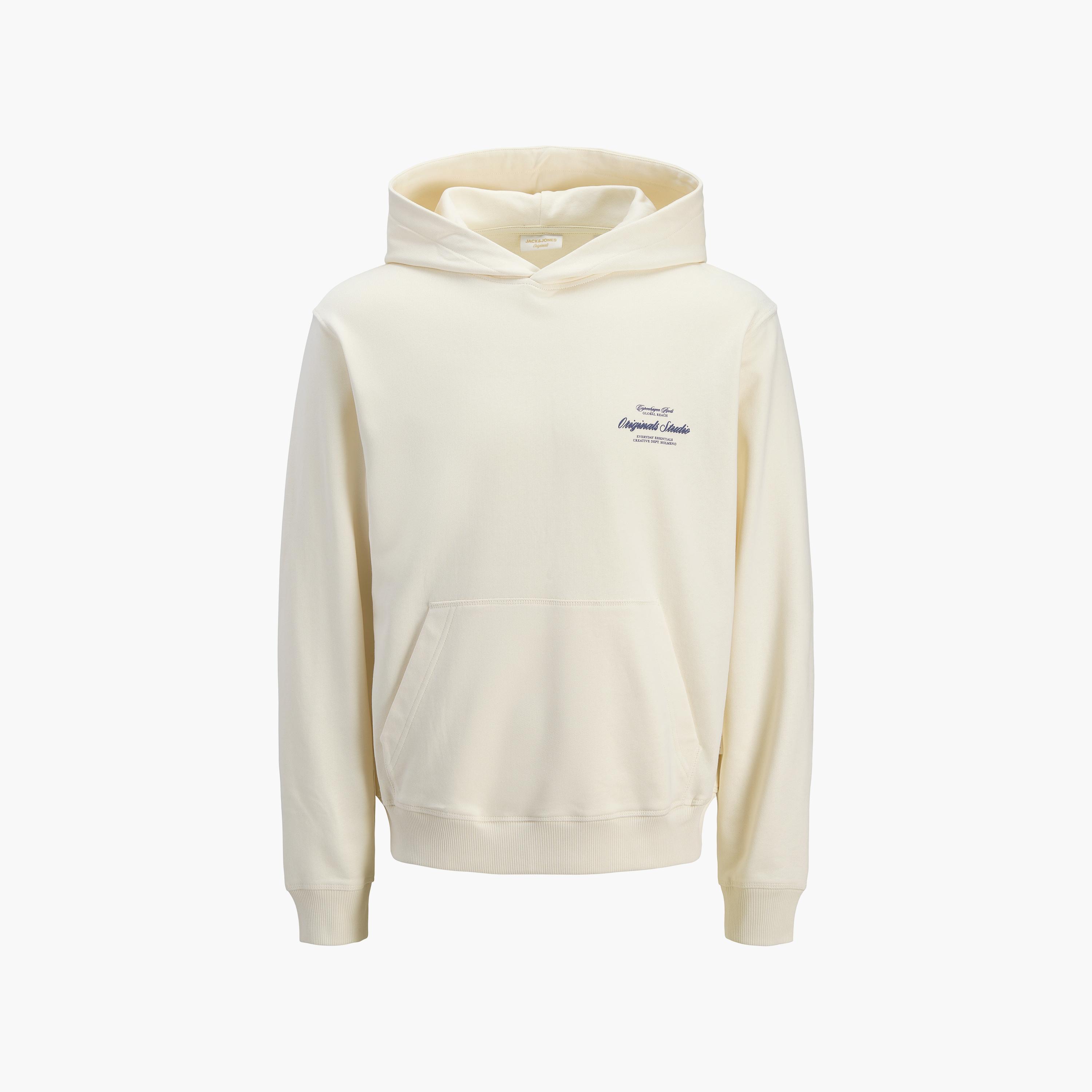 كنزة صوفية رجالية مطبوعة بنص بقلنسوة وأكمام طويلة من جاك ان جونز-men-winterwear-hoodiesandsweatshirts-image-22