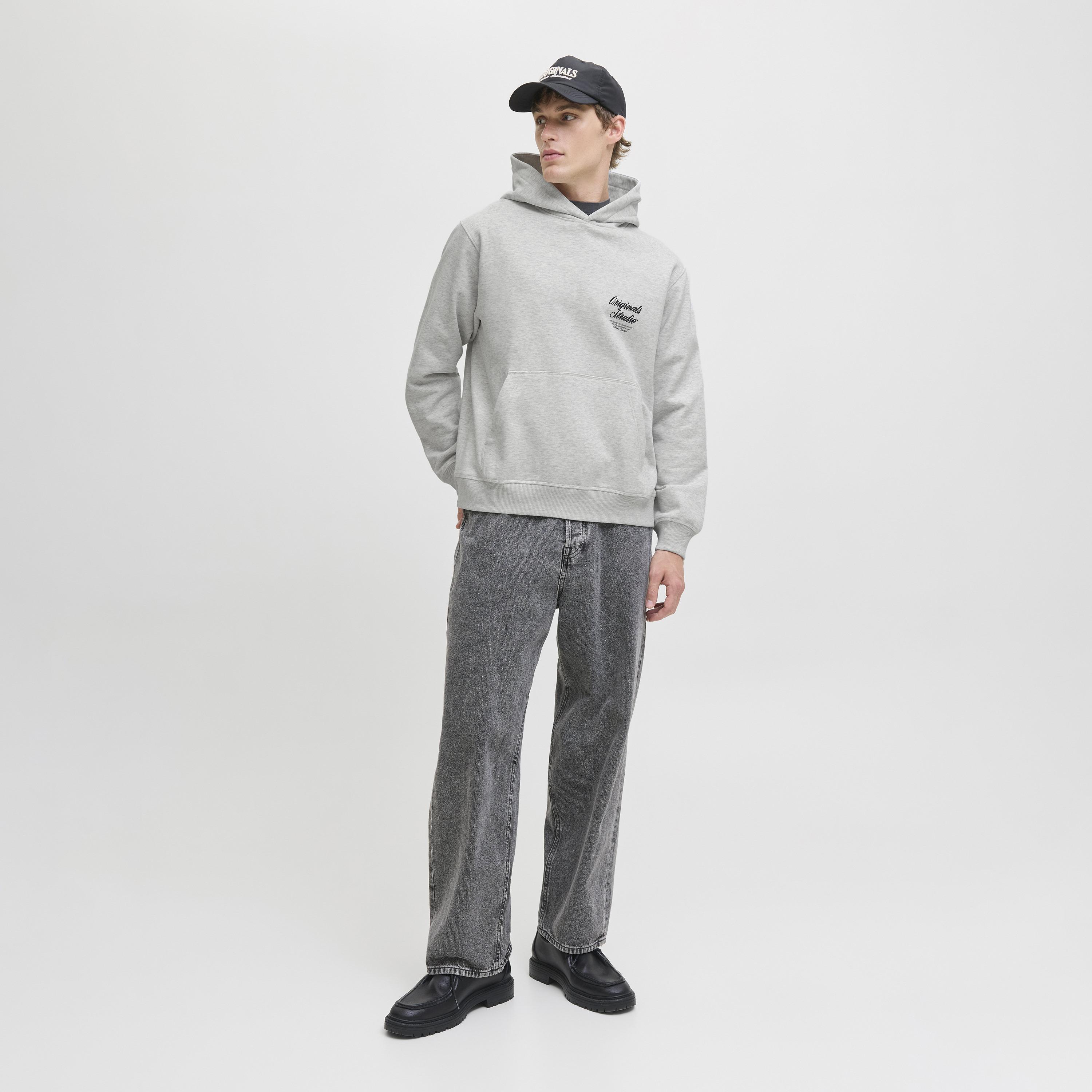 كنزة صوفية رجالية مطبوعة بنص بقلنسوة وأكمام طويلة من جاك ان جونز-men-winterwear-hoodiesandsweatshirts-image-10