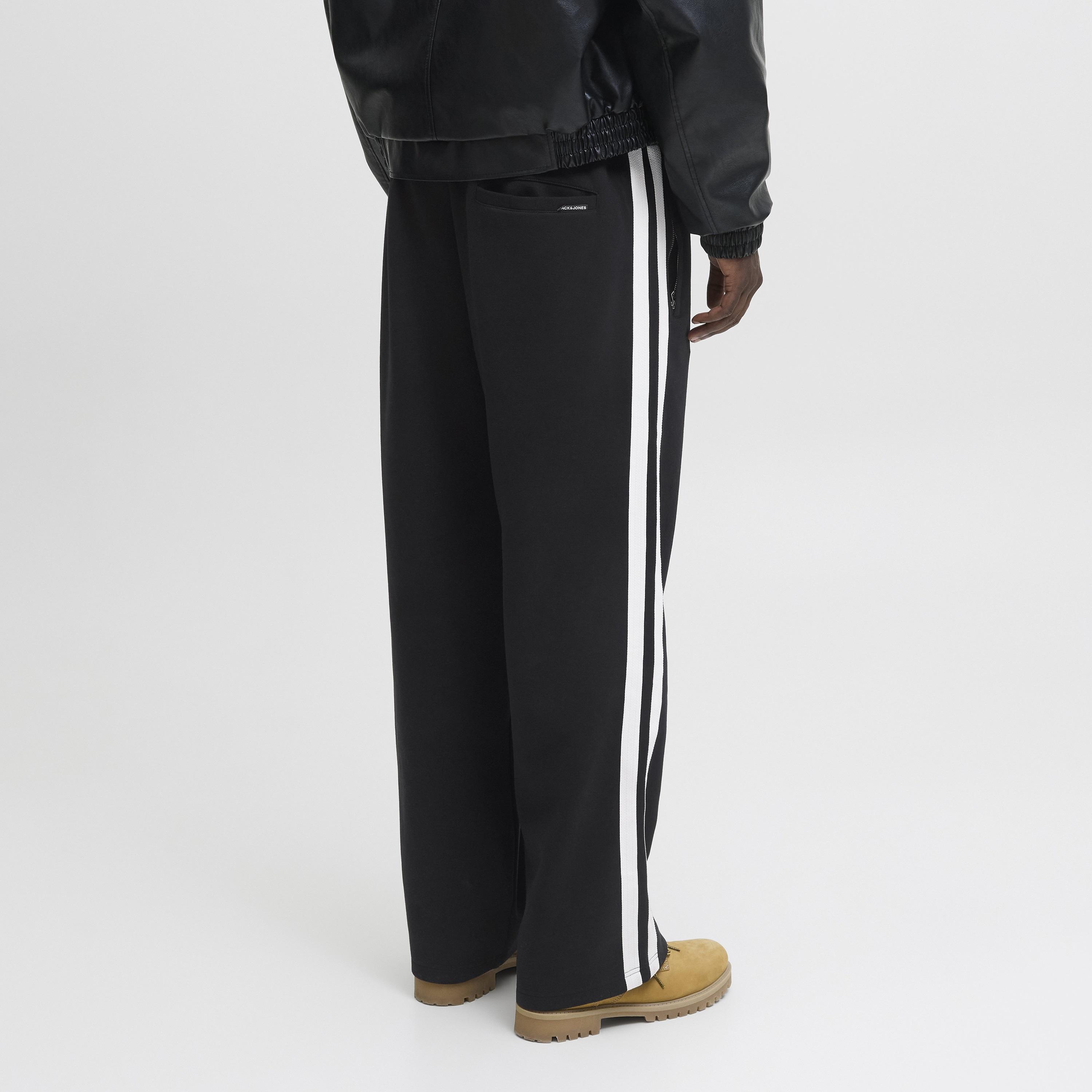 Jack & Jones Side Striped Mid-Rise Elasticated Drawstring Waist Men's Trackpants-men-clothing-bottoms-joggers-image-4